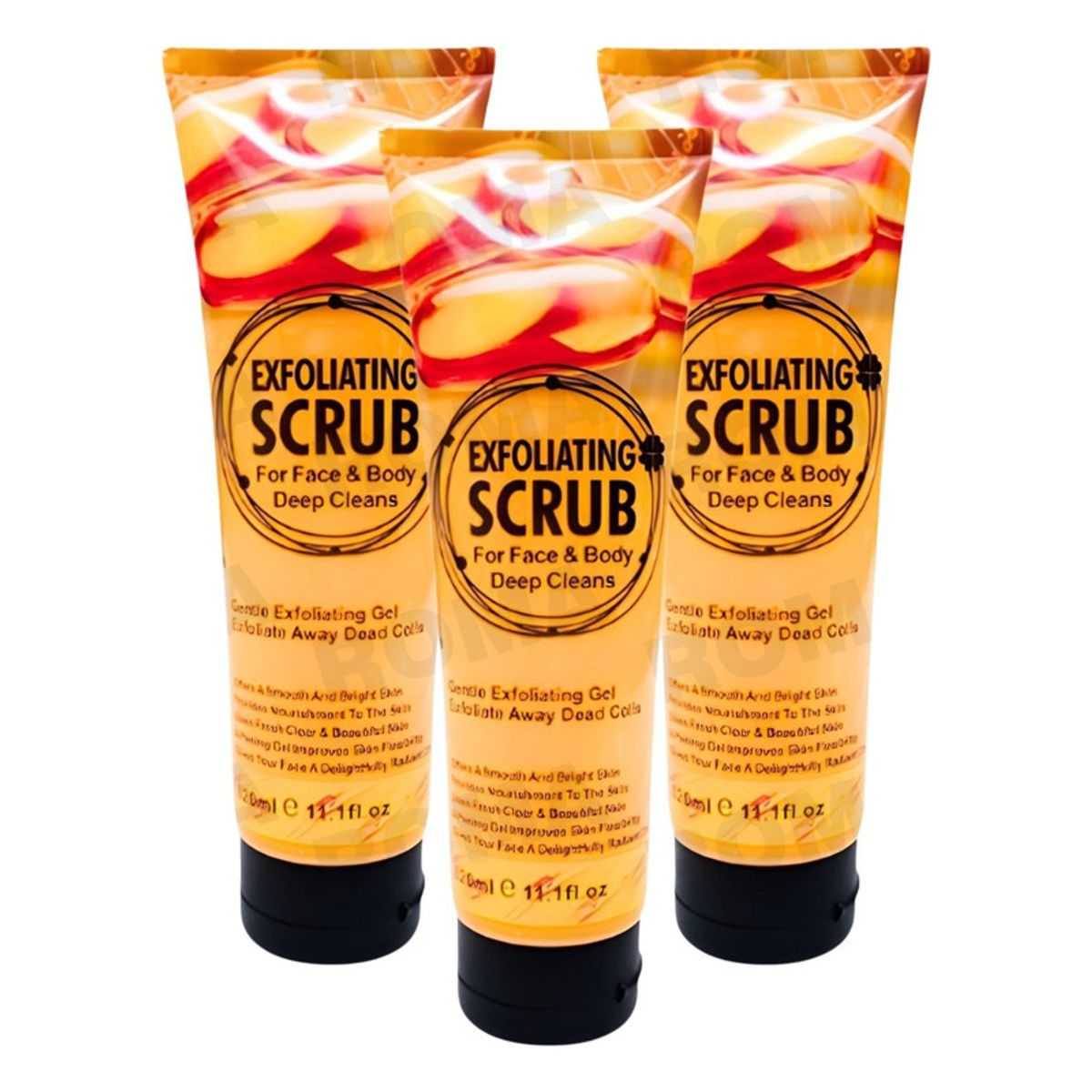 WOKALI - PACK 3 EXFOLIANTE FACIAL Y CORPORAL MIEL 320ML WOKALI