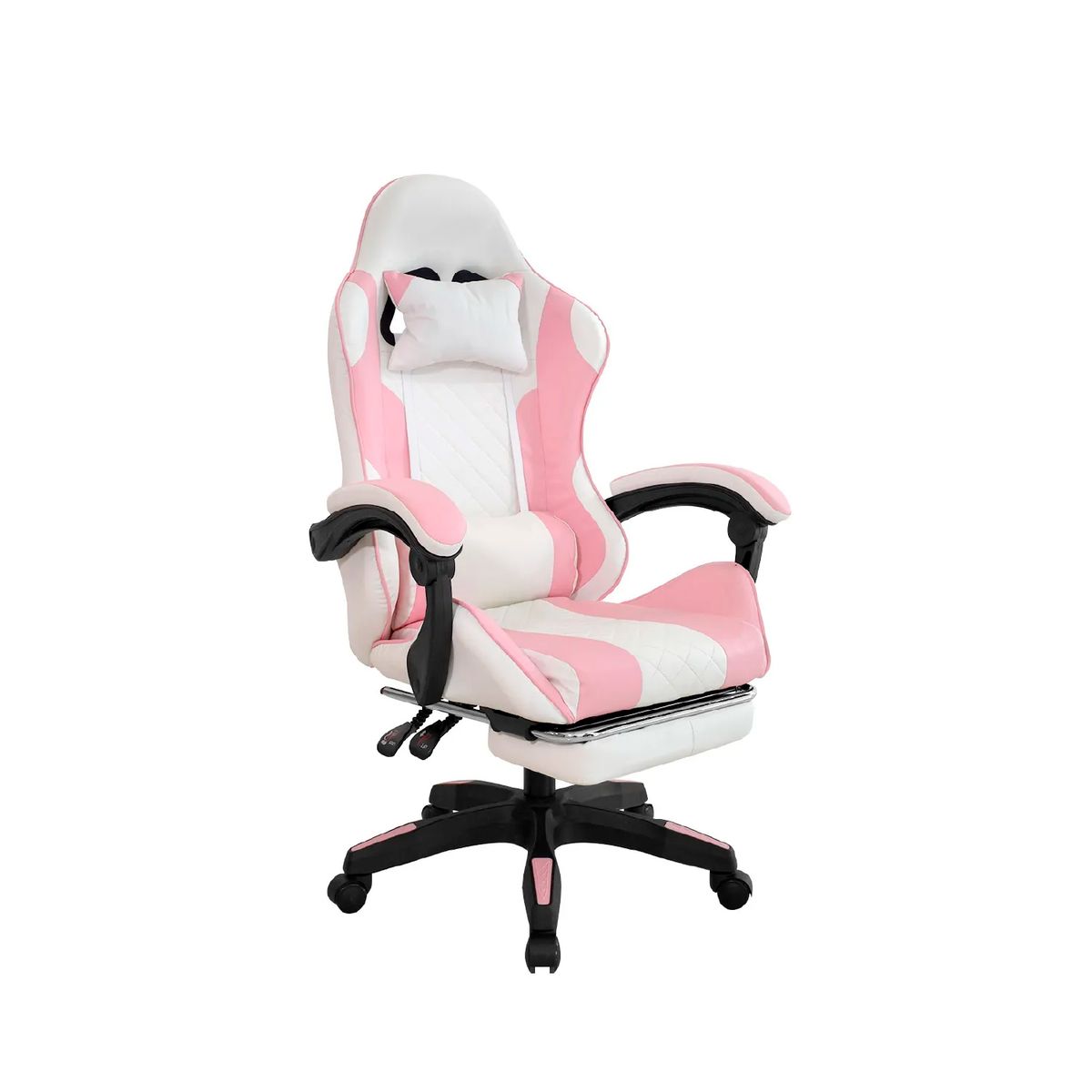 OFIDEAS - Silla Gamer Byd Reposapies NegroRosa Ofideas