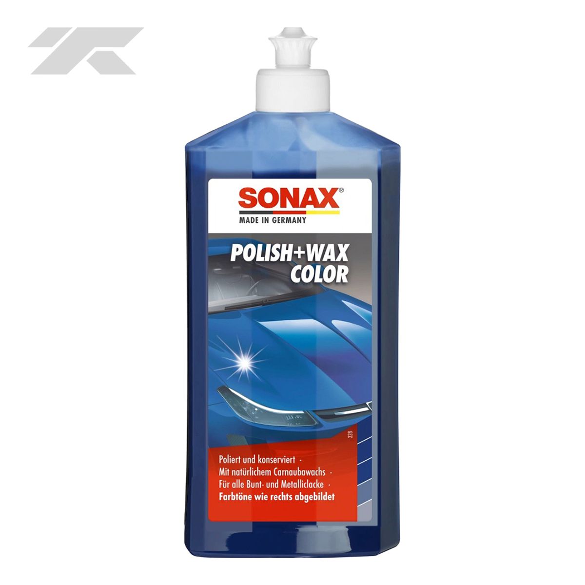 SONAX - Cera Sonax Polish + Wax Color Azul 500 ml