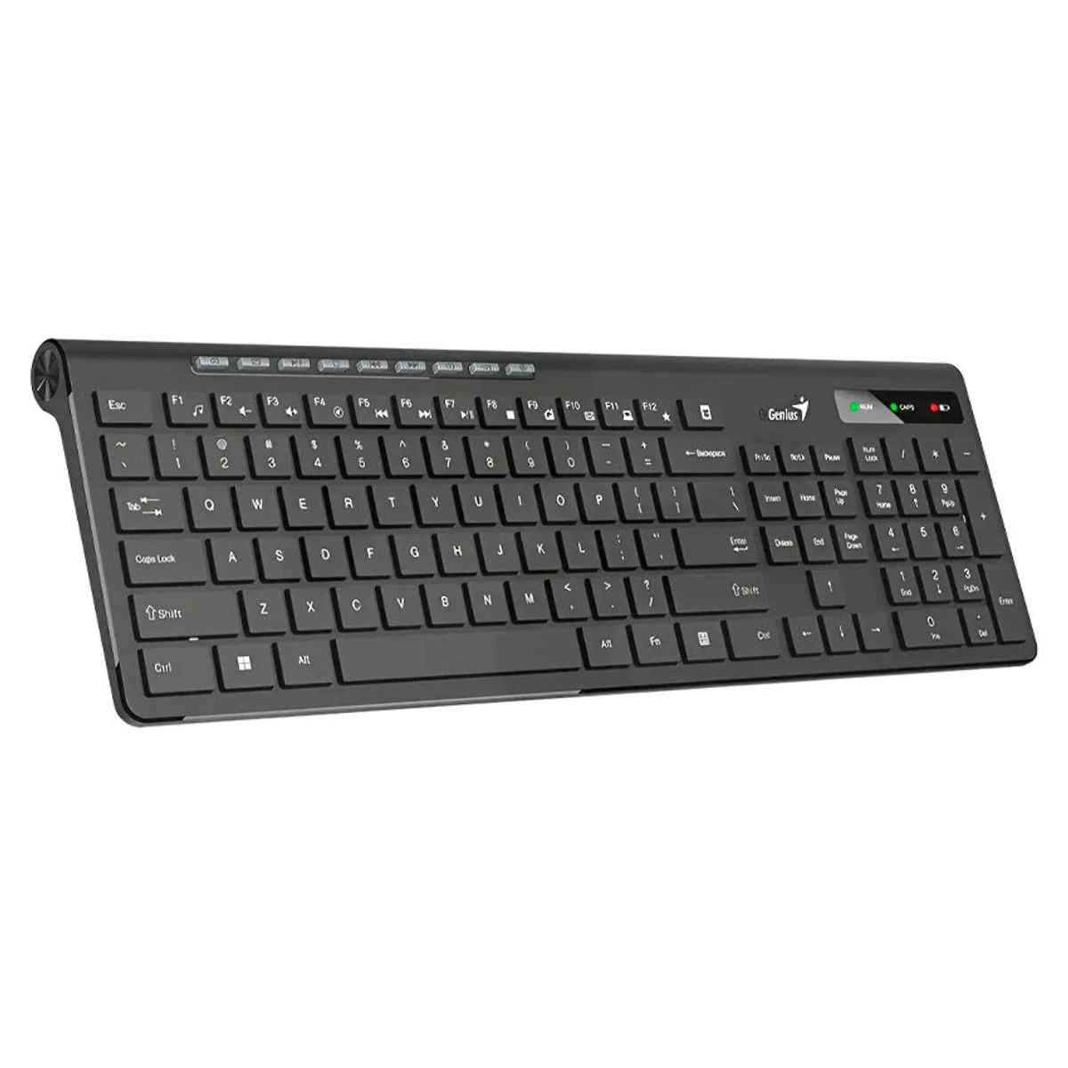 GENIUS - TECLADO GENIUS SLIMSTAR 7230 WIRELESS AI COPILOT - NEGRO