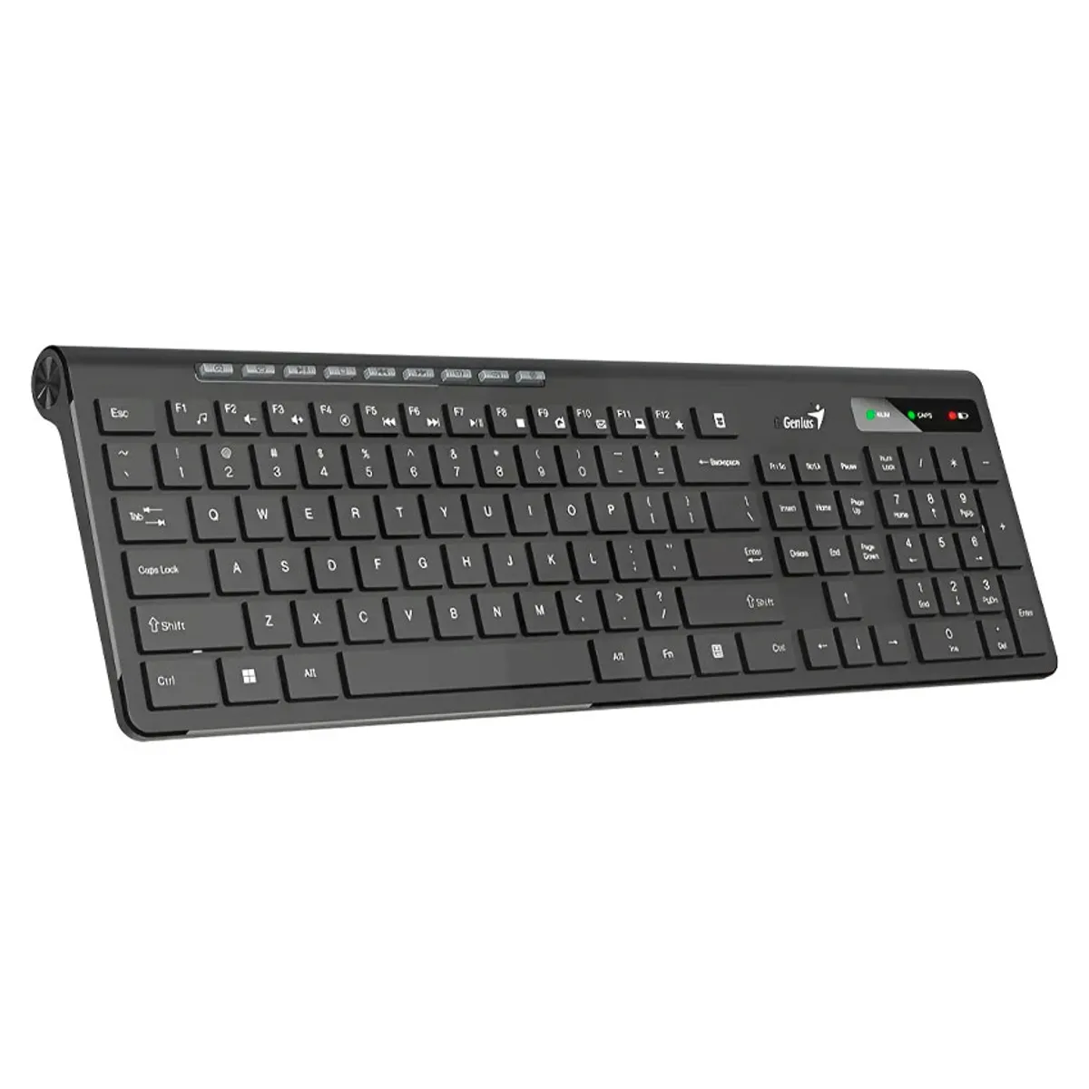GENIUS - TECLADO GENIUS SLIMSTAR 7230 WIRELESS AI COPILOT - NEGRO