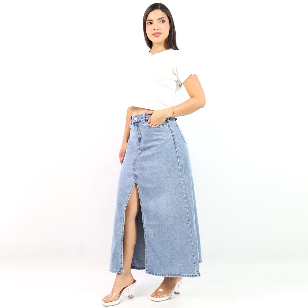 JAROLA - Falda Denim Jarola Cayetana