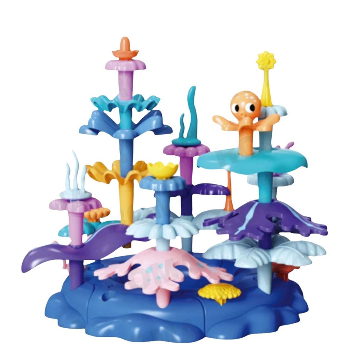 GENERICO - BLOQUES ARMABLES MARINOS 38 PIEZAS JUEGO DIDÁCTICO