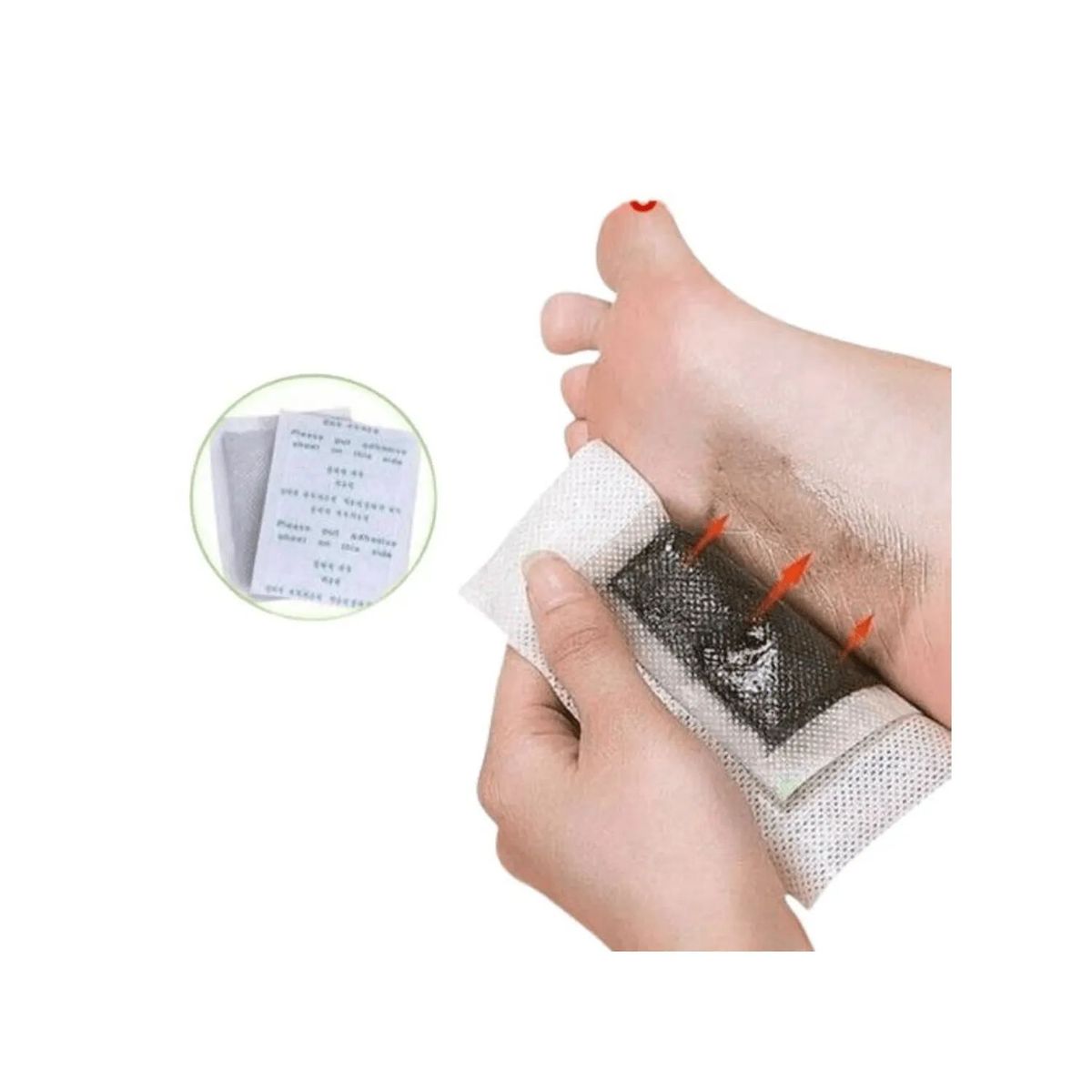 OEM - KIYOME PARCHE DESINTOXICANTE PARA PIES CAJA DE x 5 unidades