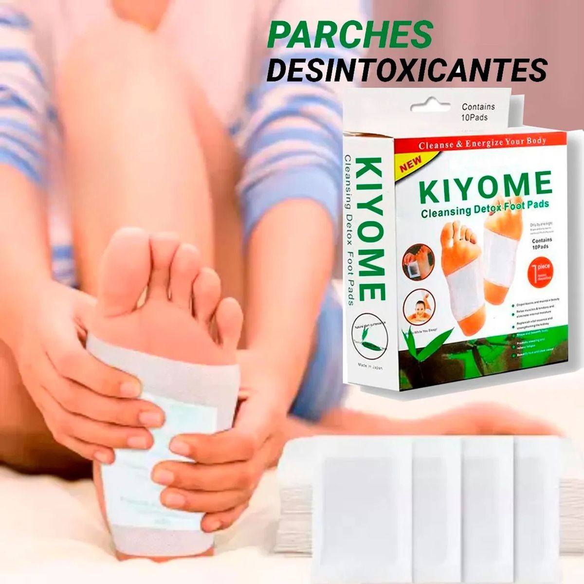 OEM - KIYOME PARCHE DESINTOXICANTE PARA PIES CAJA DE x 5 unidades