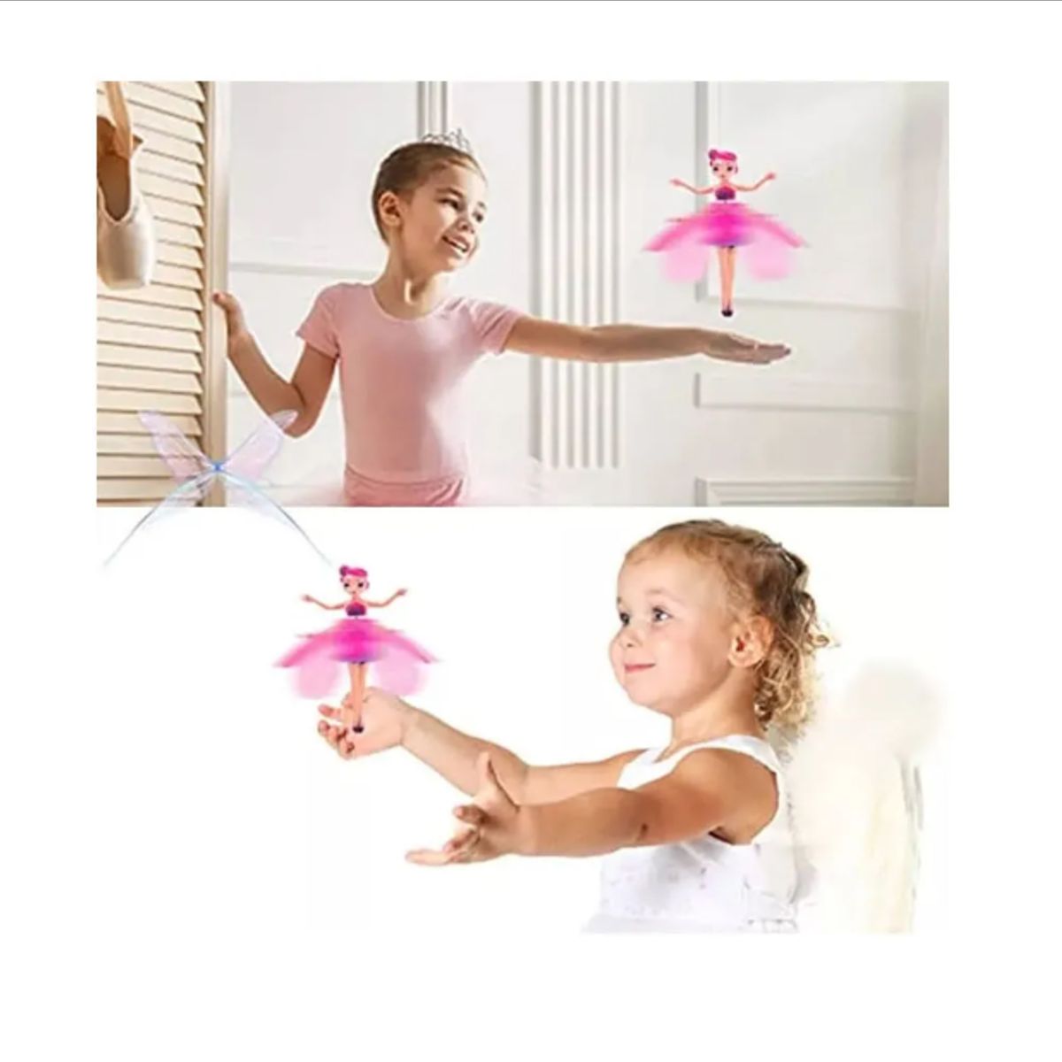 GENERICO - MUÑECA DE HADA VOLADORA CON SENSOR