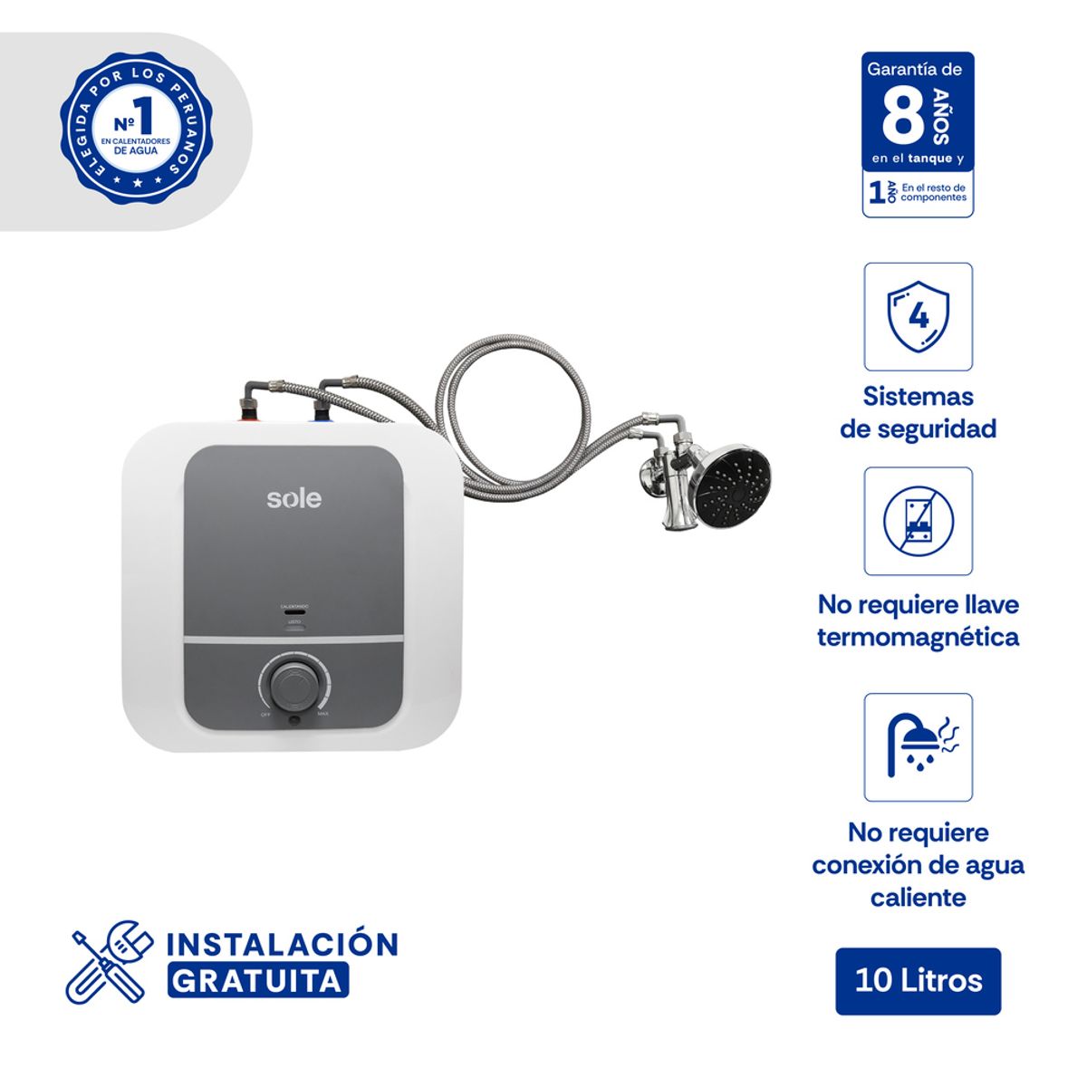 SOLE - Rapiducha Sole Solución 10 Litros P/pared