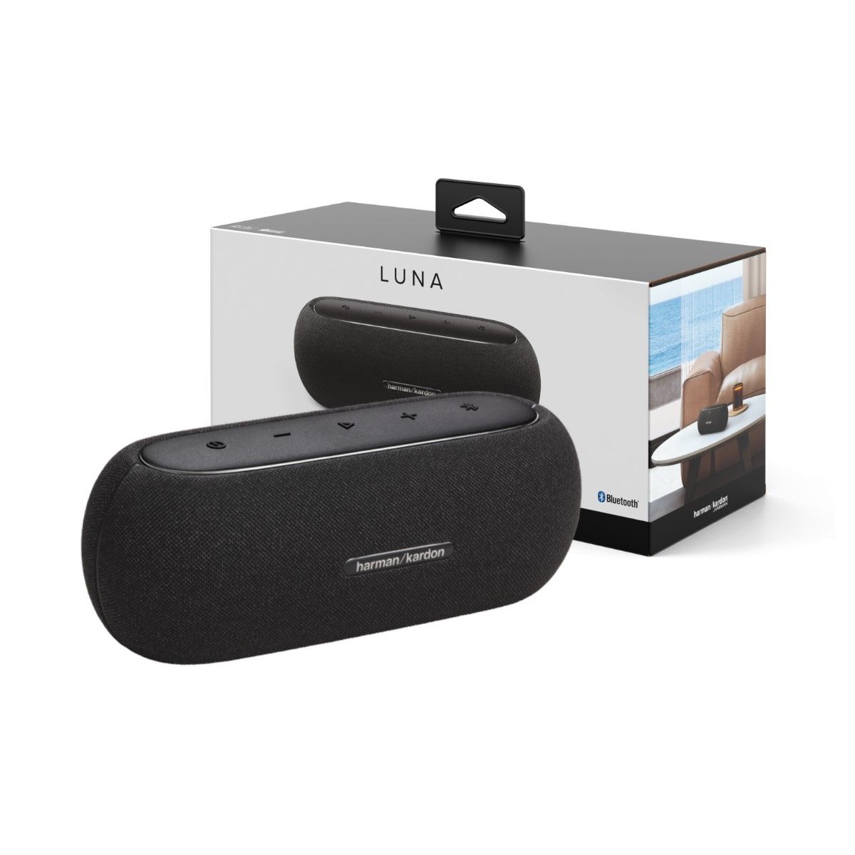 HARMAN KARDON - Parlante HARMAN KARDON LUNA Bluetooth Hasta 12 Horas - Black
