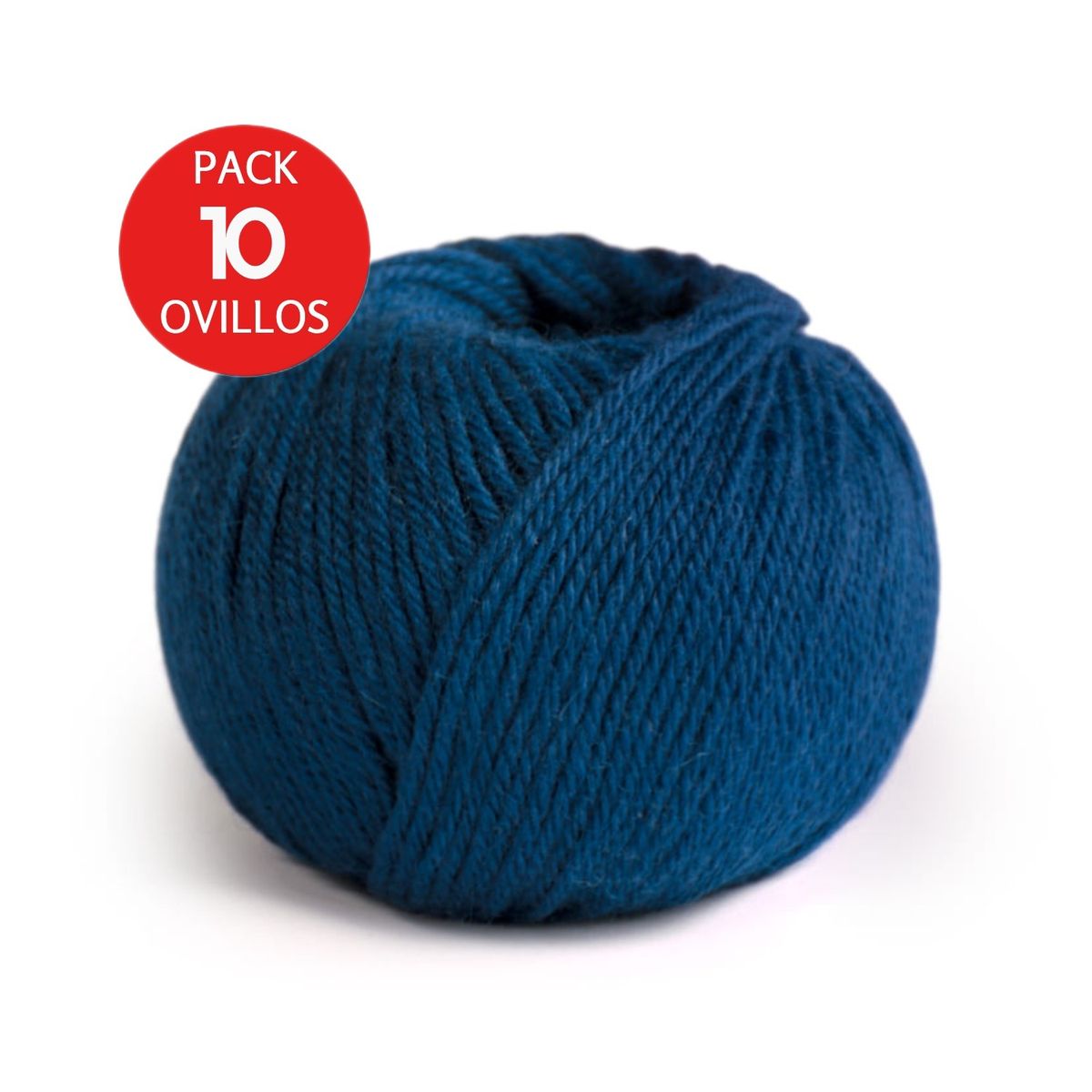 MICHELL - Lana 100% Baby Alpaca Indiecita DK – Pack x10 Ovillos – Azul  (AZ1654)
