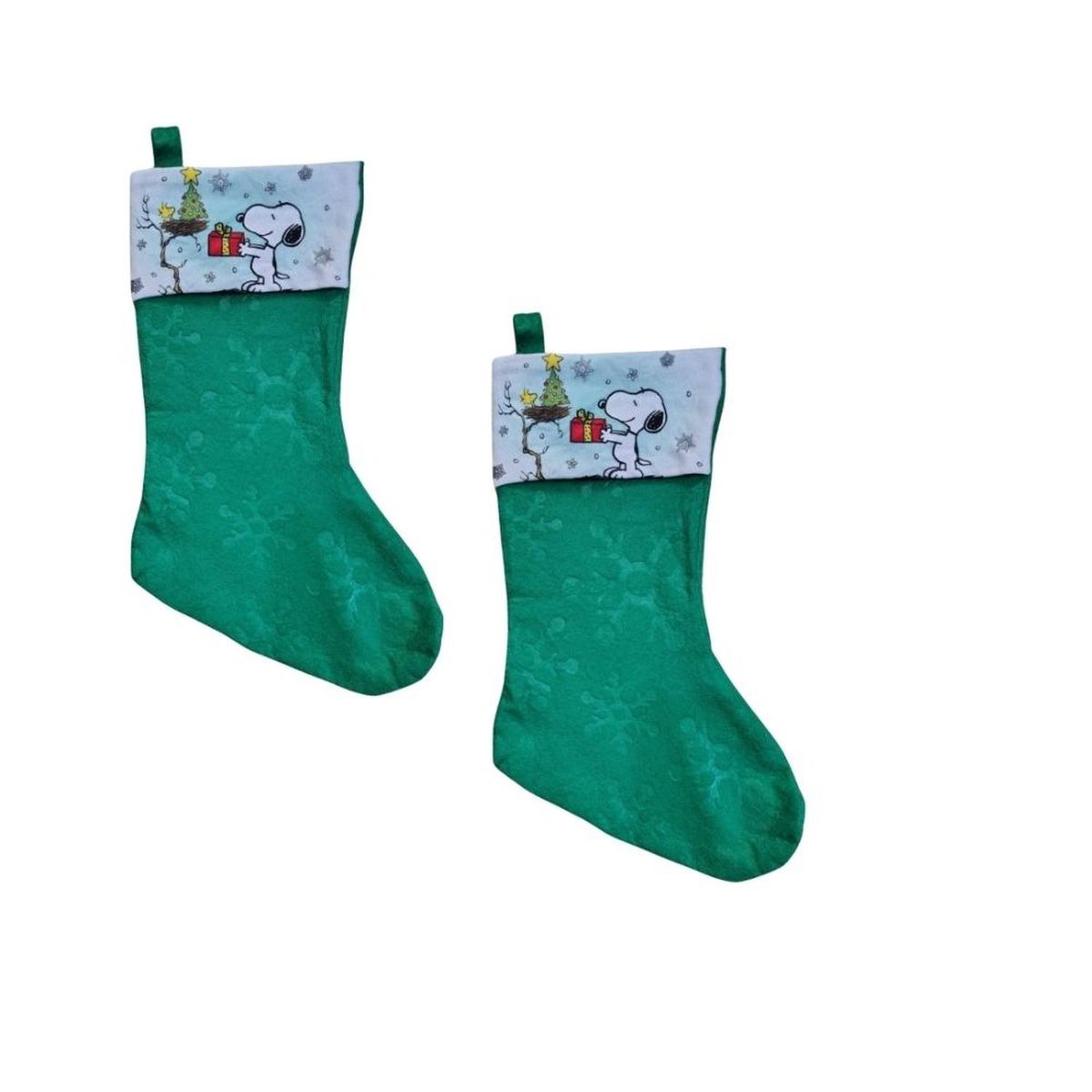 SNOOPY - Packx2 Bota Navideña Snoopy Peanuts - Verde