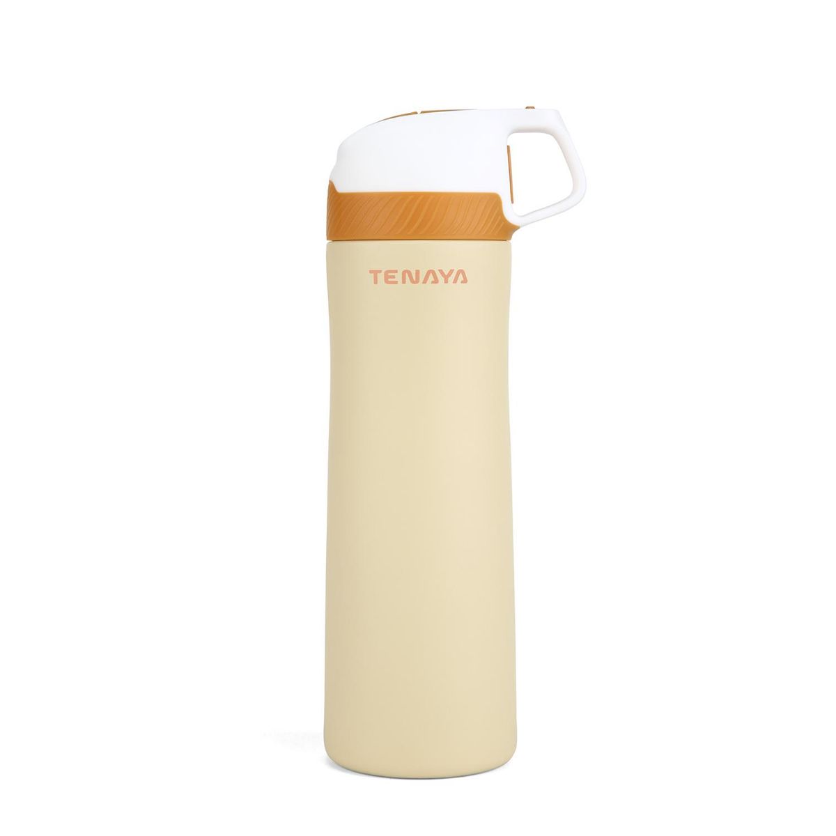 TENAYA - Tomatodo acero inox tapa boton 550 ml TENAYA - Beige