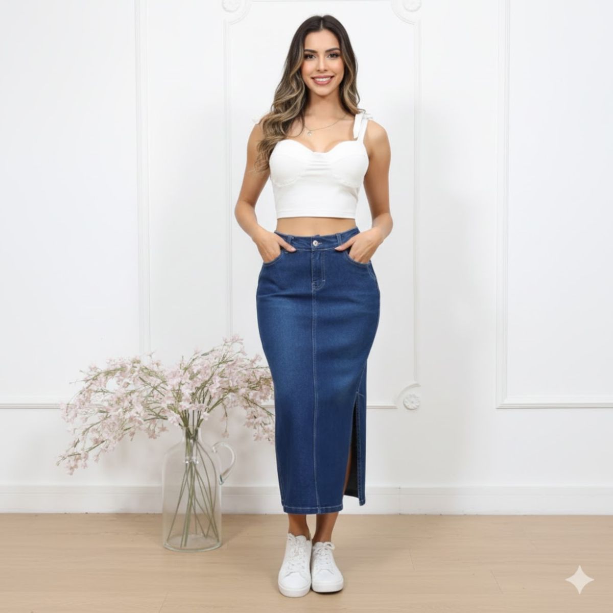 GENERICO - Maxifaldas Laia- Jean strech