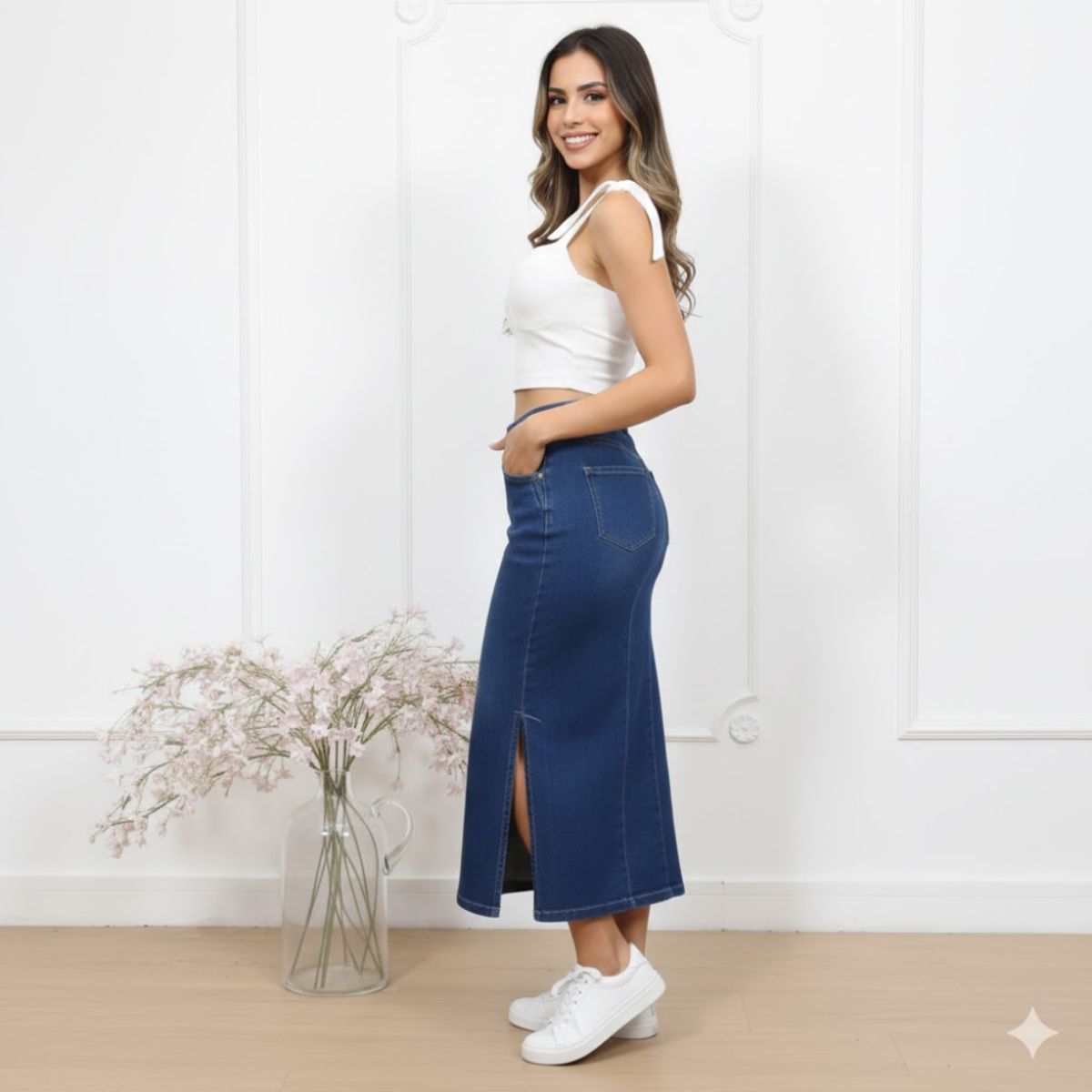 GENERICO - Maxifaldas Laia- Jean strech