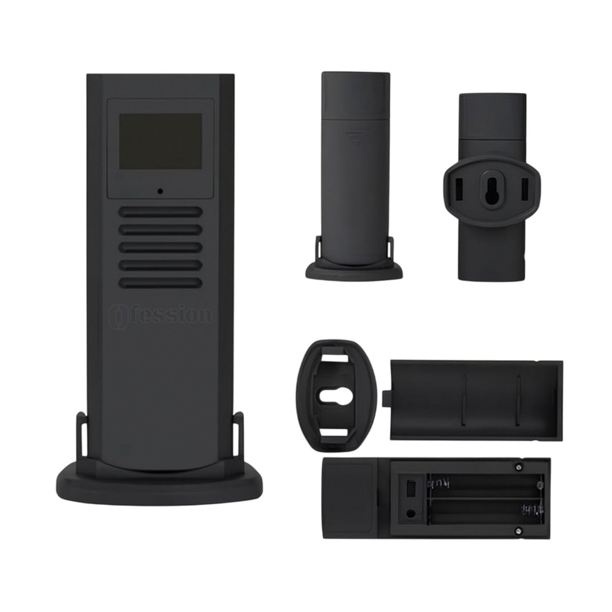 GENERICO - Termómetro higrómetro digital con 3 sensores inalámbricos