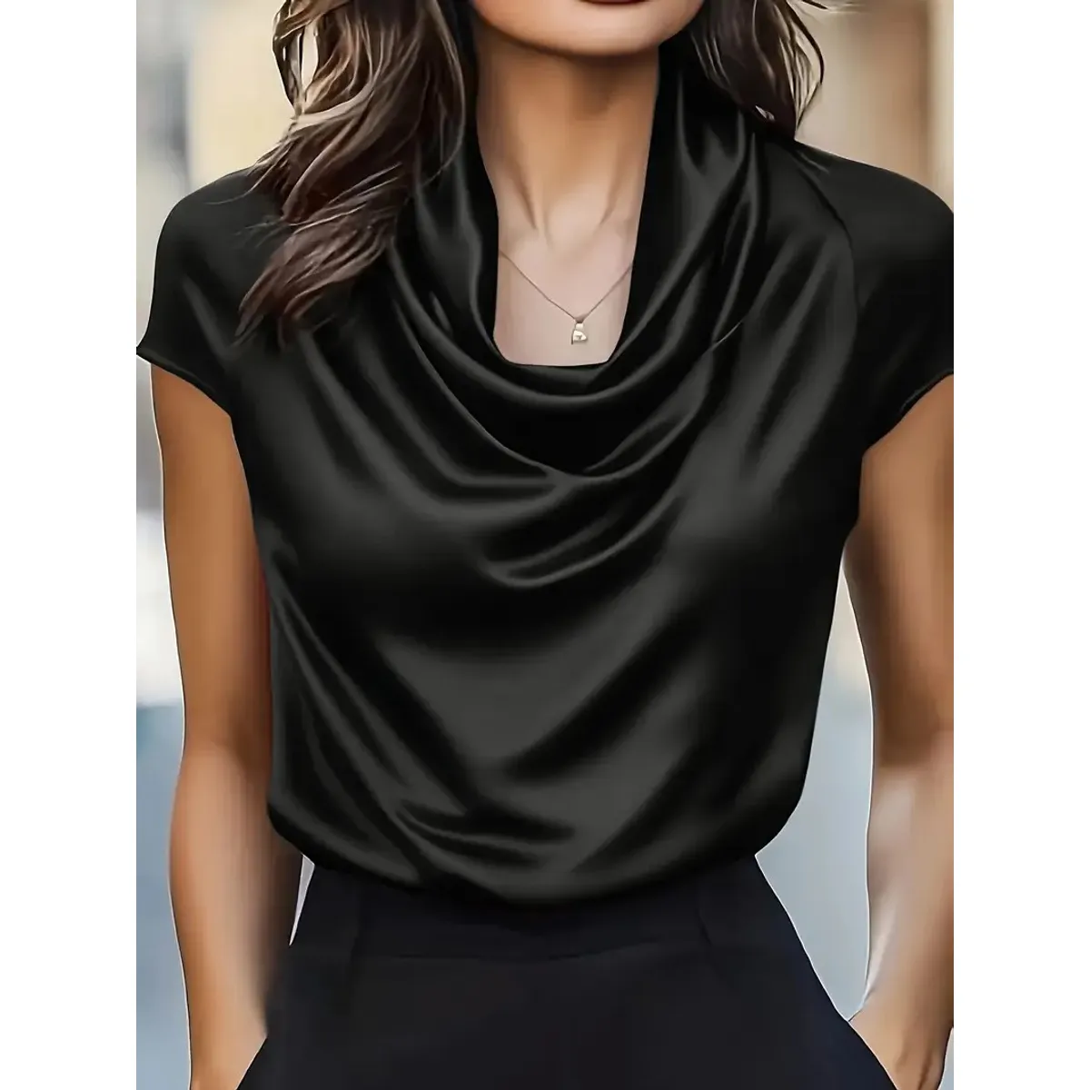 GENERICO - Blusa Manga Corta Casual Mujer - Talla XXL