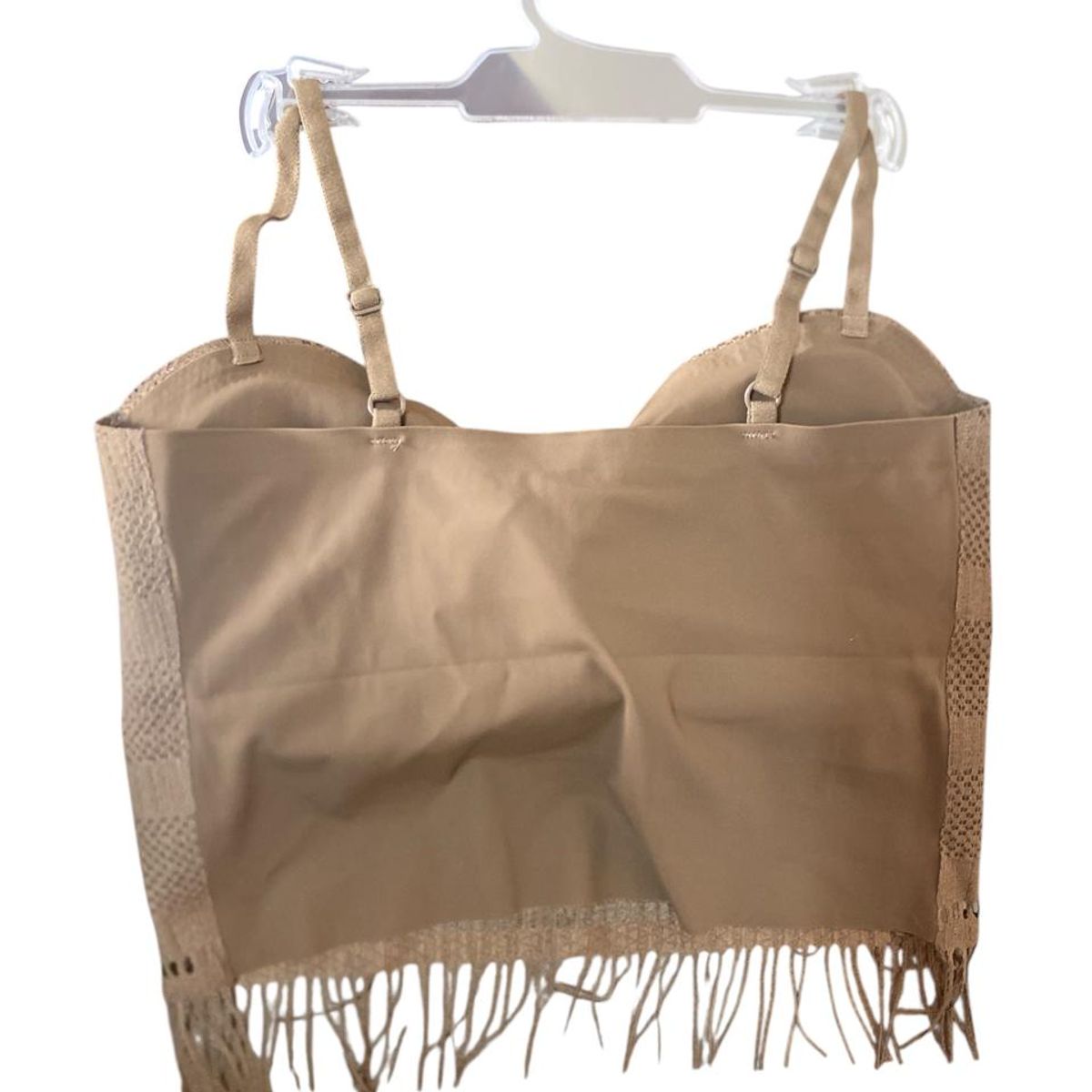 MINTANA - TOP TEJIDO FLECOS  MINTANA