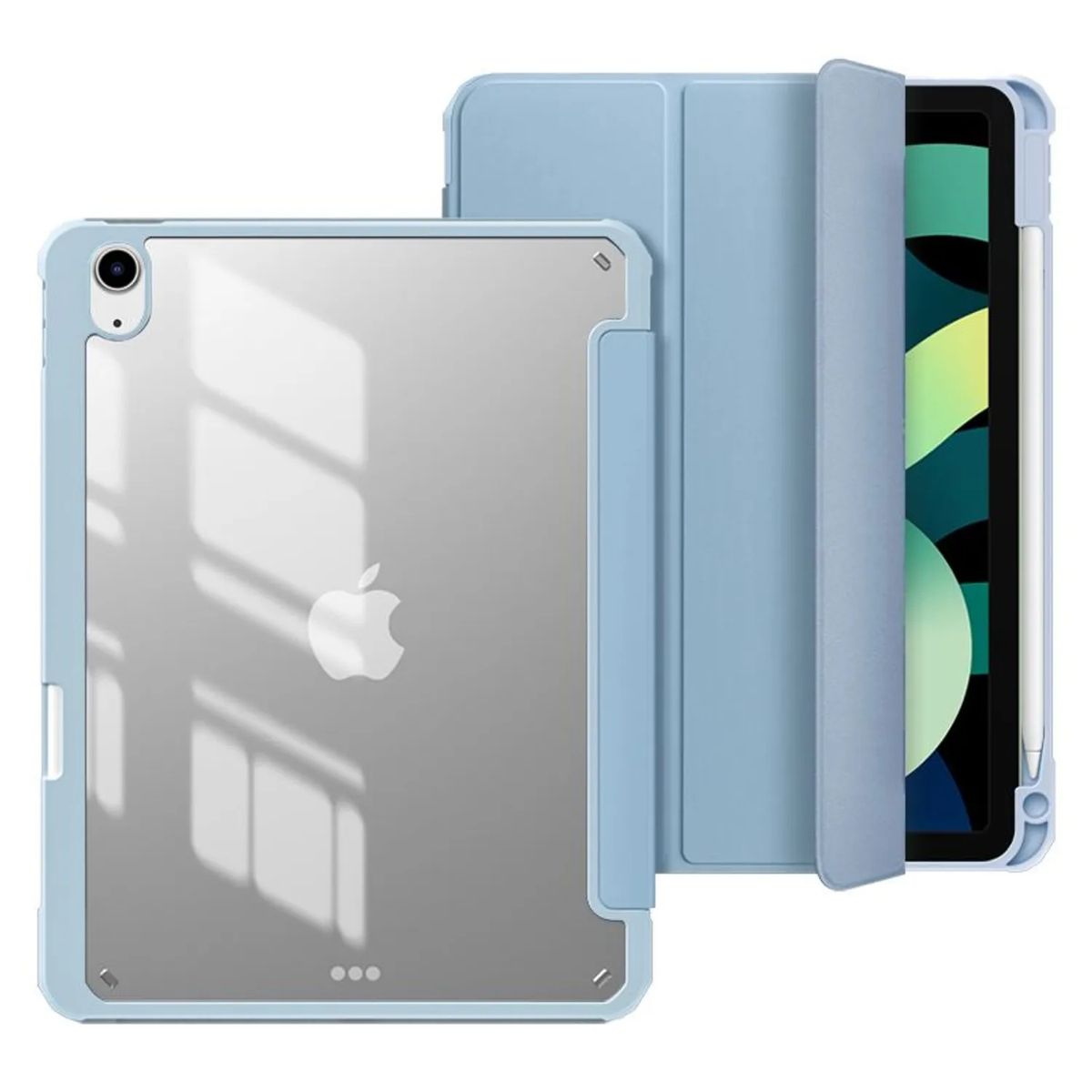 OTTOWARE - Smart Cover Ipad Air 11 2024 Desmontable Imantada (Tapa Transparente) Celeste