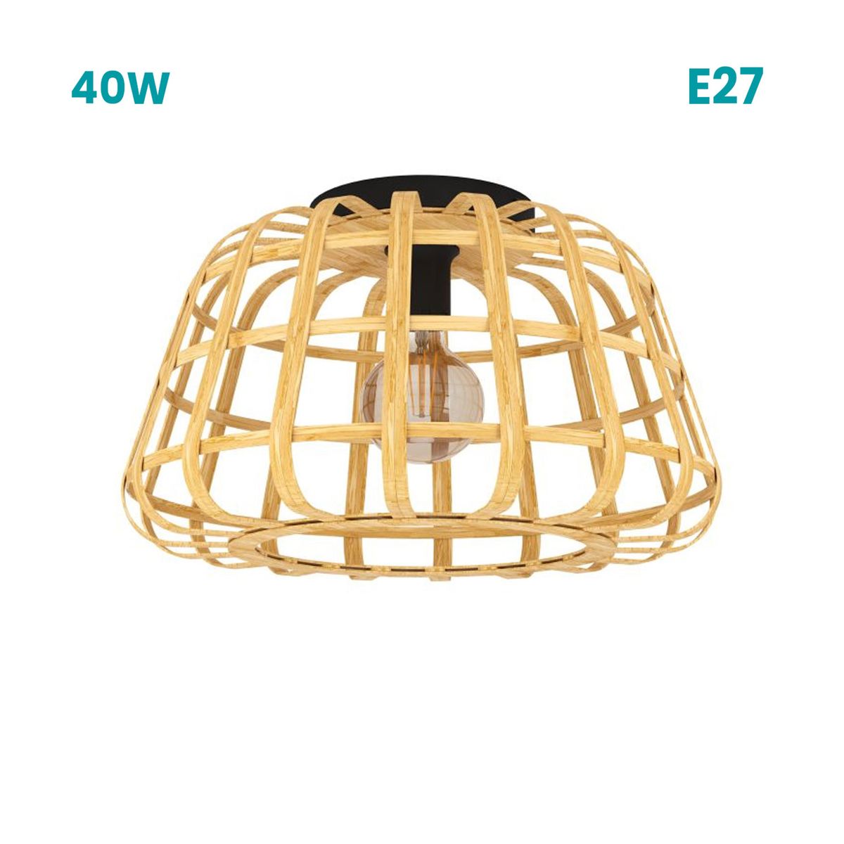EGLO - LAMP DE TECHO MONTEZUELO 1X40W H265 D450