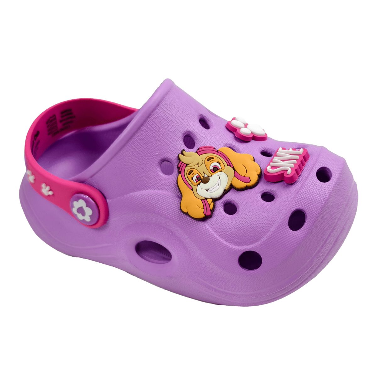 CHILDRENS CLUB - Sandalias Niña Clog Casual Skye Paw Patrol Lila