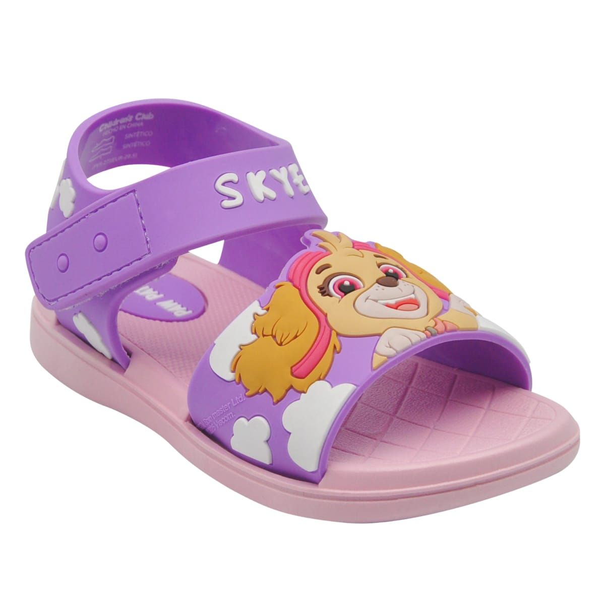 CHILDRENS CLUB - Sandalias Niña Playera Skye Paw Patrol Morado Rosado