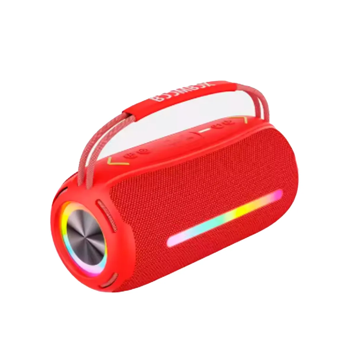 GENERICO - Parlante Bluetooth Boombox 360 Rojo