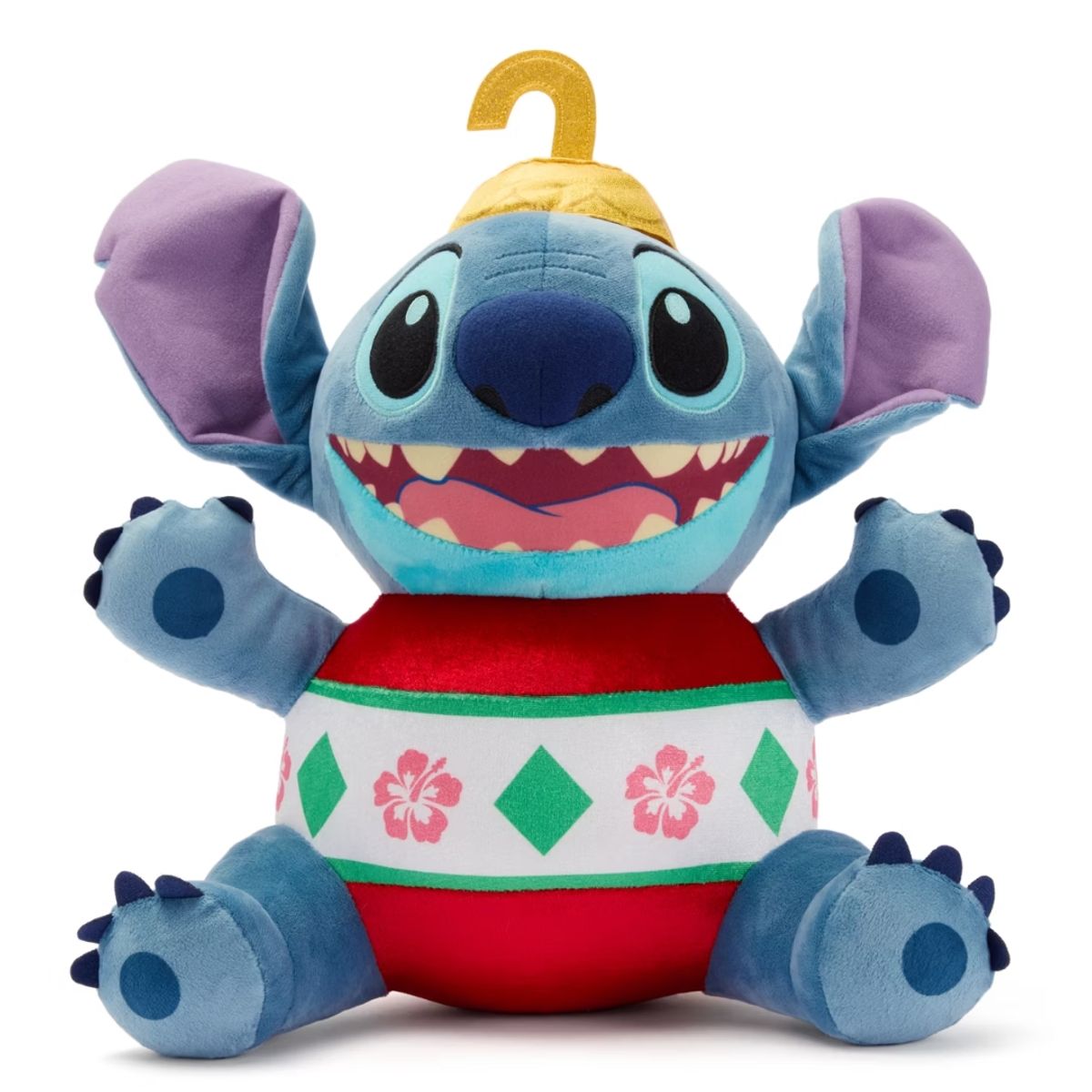 DISNEY CLASICOS - Peluche Navideño Stitch Lilo & Stitch 35 cm Disney Store