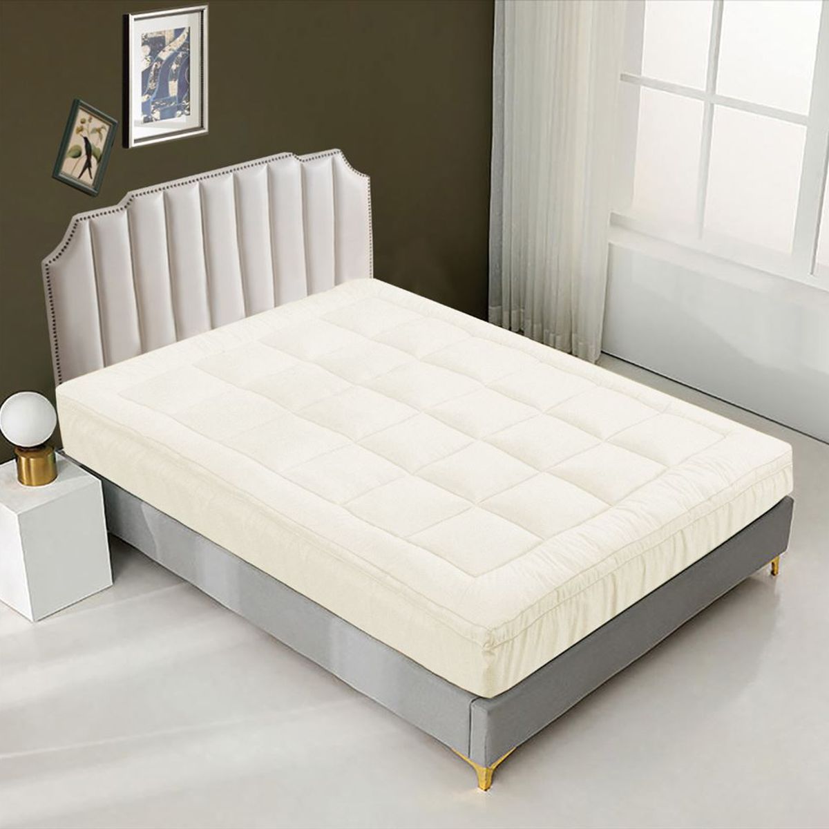 CASATEX - Topper de Colchon Impermeable Queen