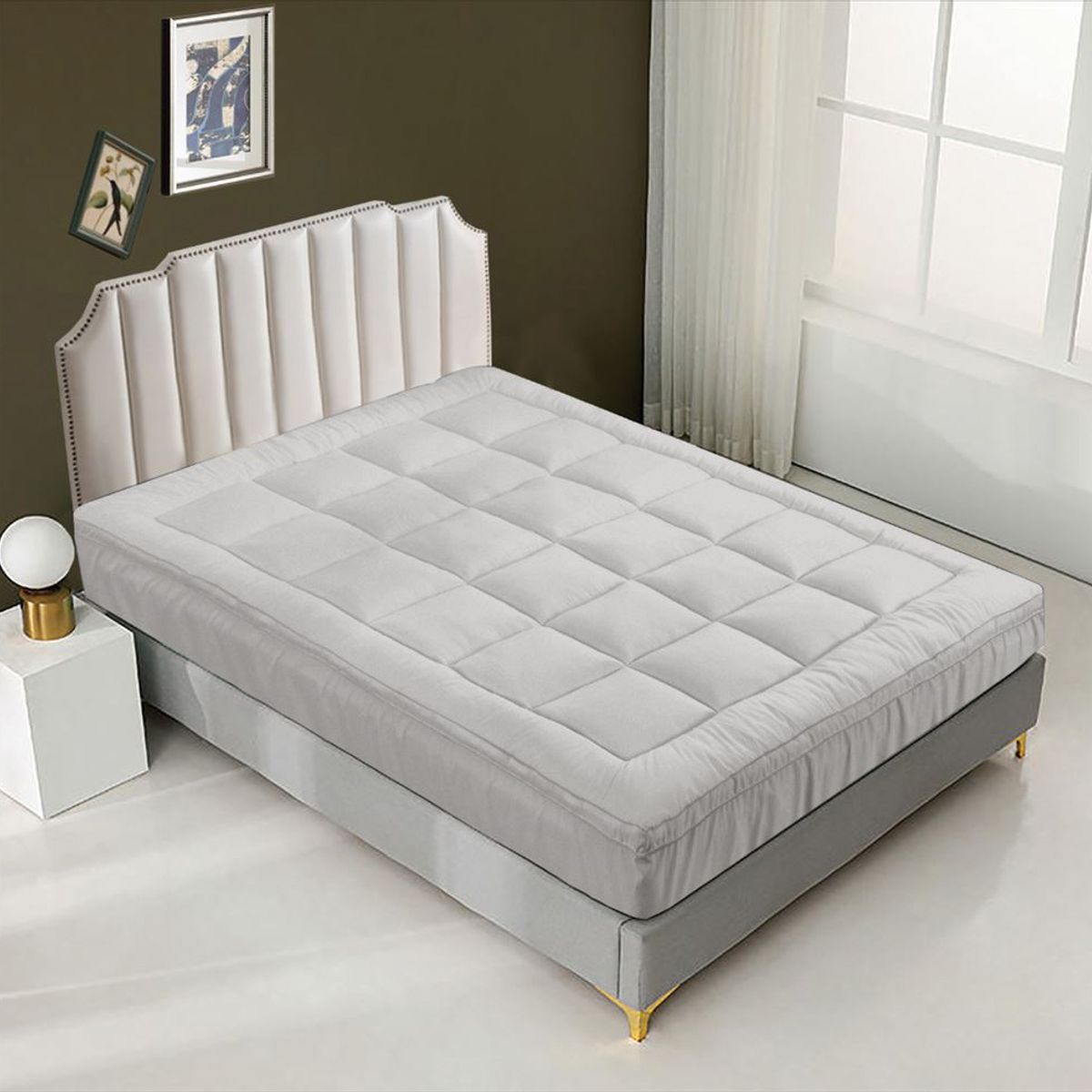 CASATEX - Topper de Colchon Impermeable Queen