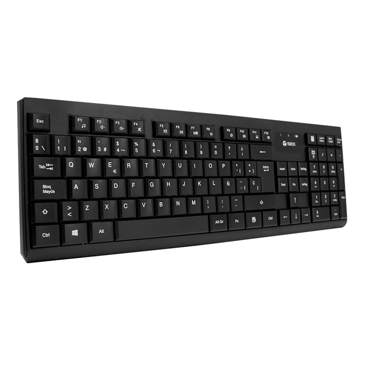 TEROS - KIT TECLADO + MOUSE TEROS TE-4071S INALAMBRICO NEGRO