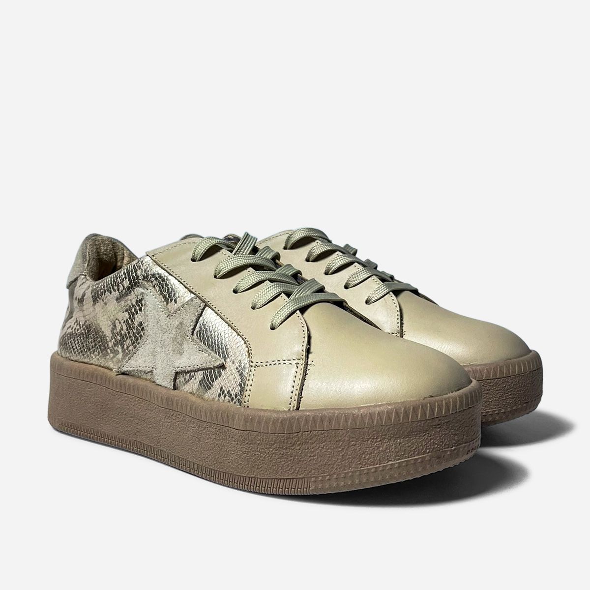 MARIBU - ZAPATILLA PURO CUERO 656 - MARIBÚ