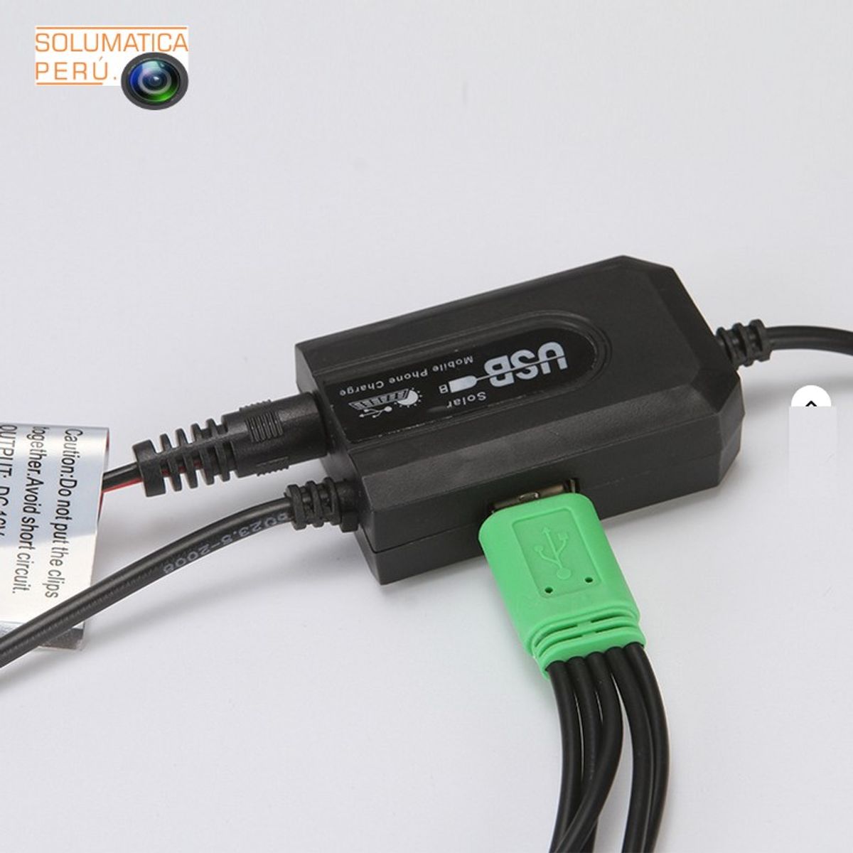 OEM - Panel Solar 20W - Cargador Portatil - Con Linterna