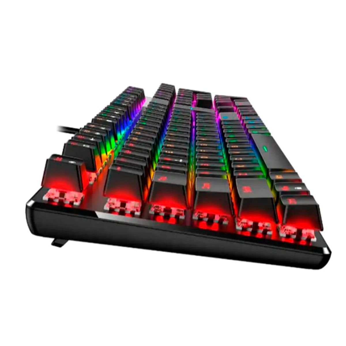 GENIUS - Teclado Gamer Genius GX Scorpion K12 Mecánico RGB Brown USB AI Negro X