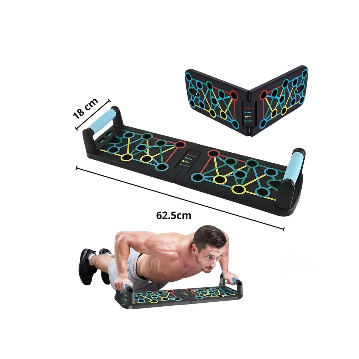 OEM - TABLERO PUSH UP PARA FLEXIONES ABDOMINALES