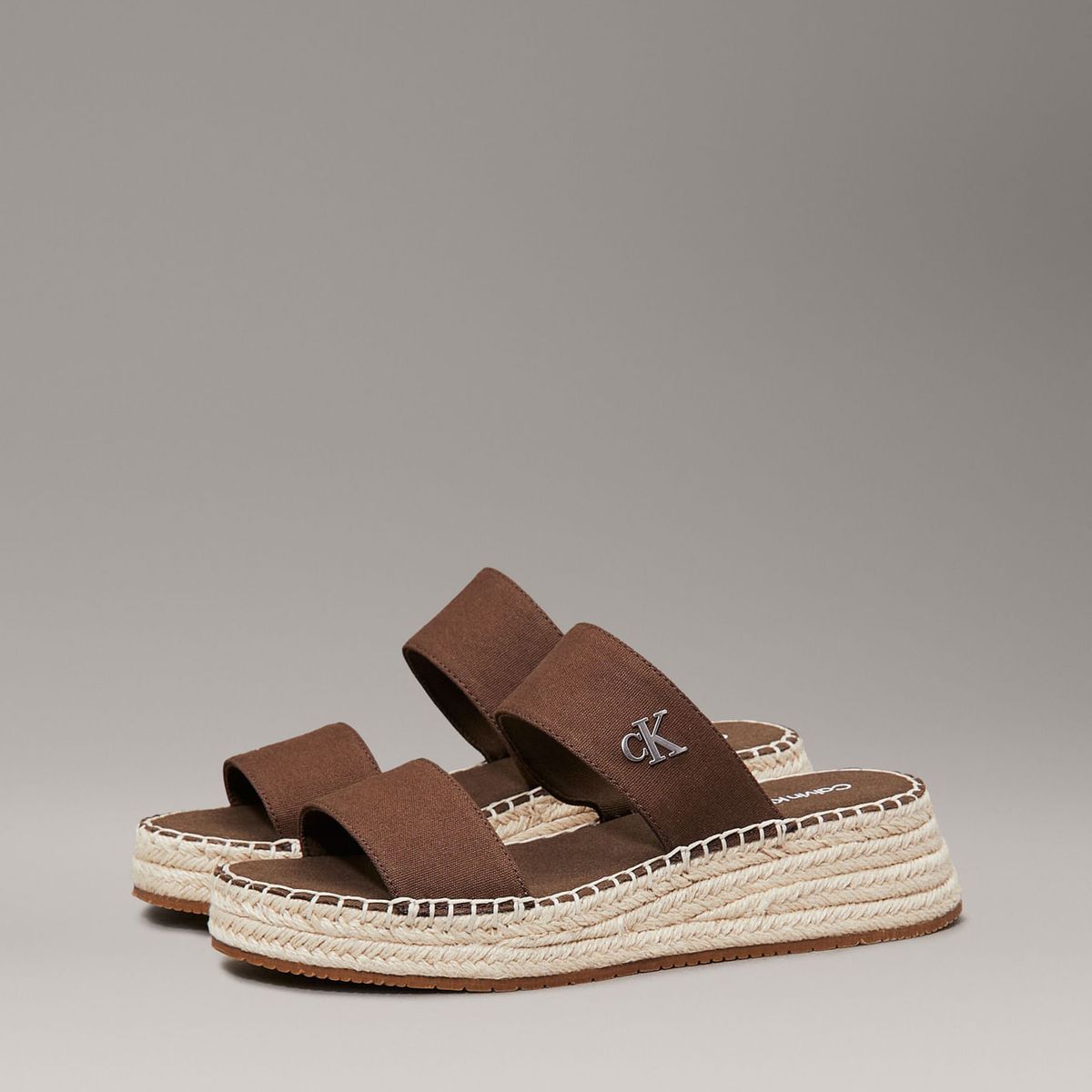 CALVIN KLEIN - ALPARGATAS SPORTY ROPE MG LTH WEBBING