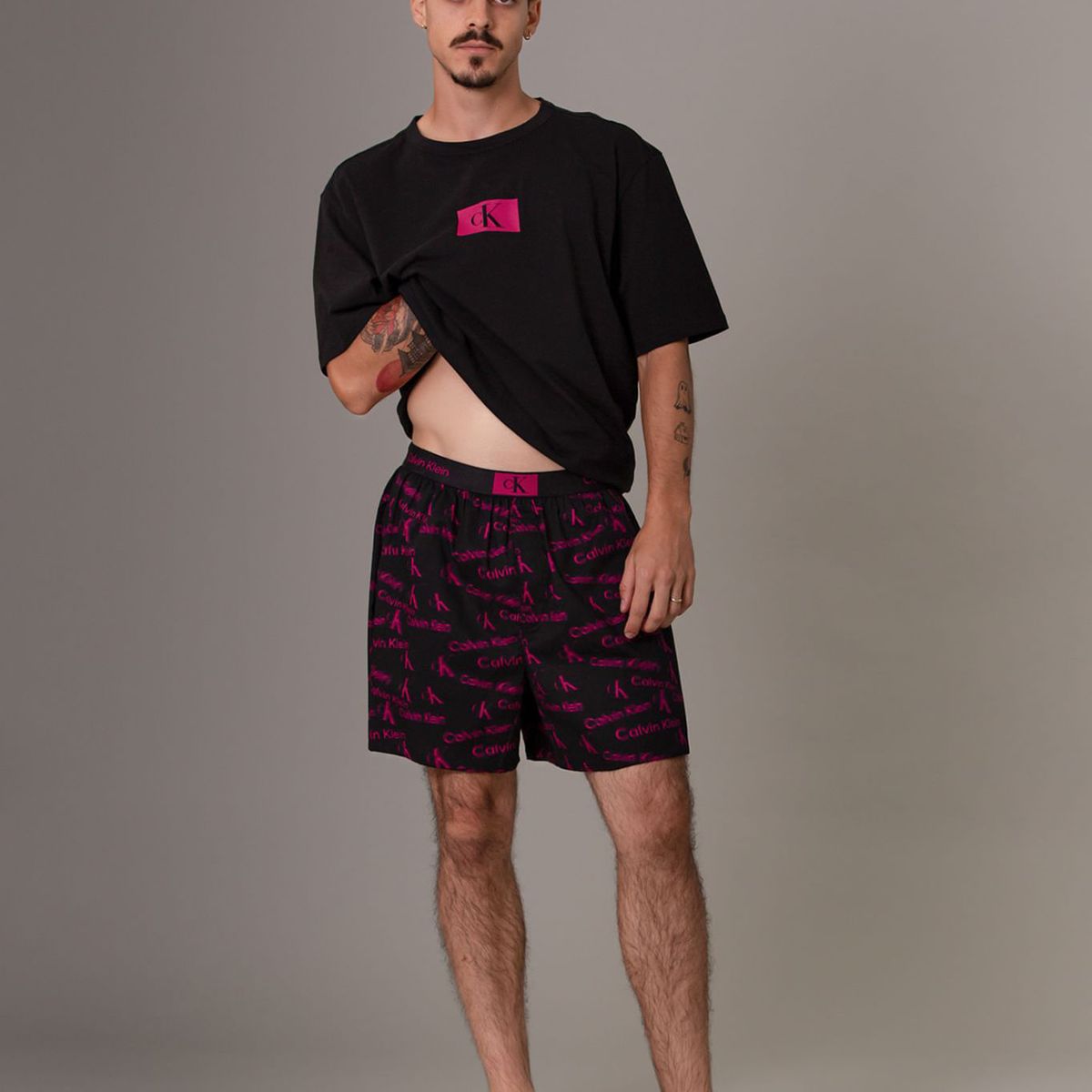 CALVIN KLEIN - CK '96 WOVEN SLEEPWEAR - BOXER SET IN A BAG