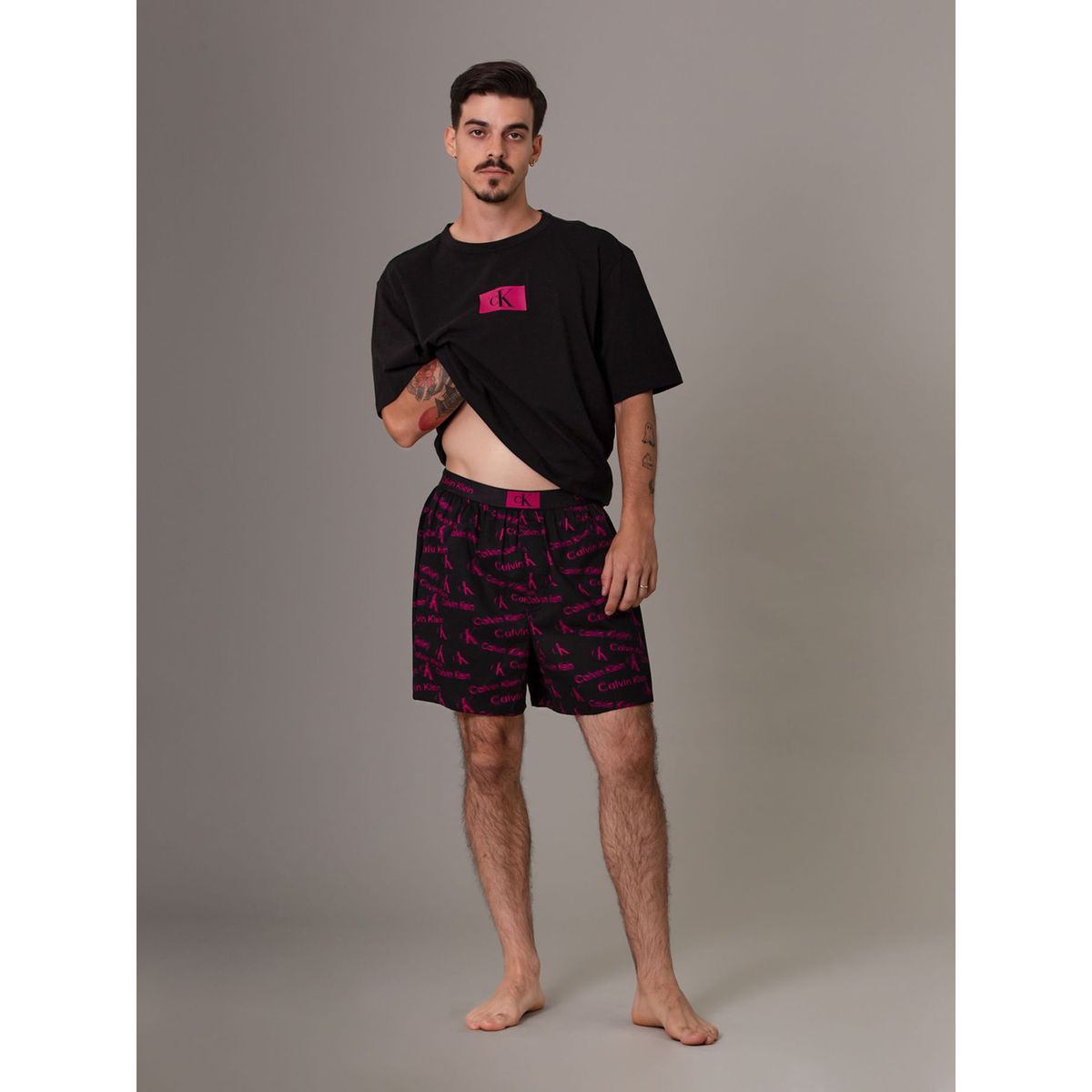 CALVIN KLEIN - CK '96 WOVEN SLEEPWEAR - BOXER SET IN A BAG