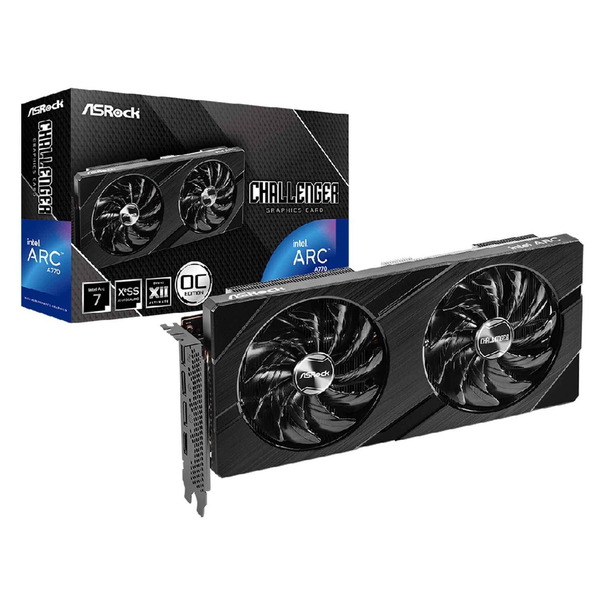 ASROCK - TARJETA DE VIDEO INTEL ARC A770 ASROCK CHALLENGER 16GB OC