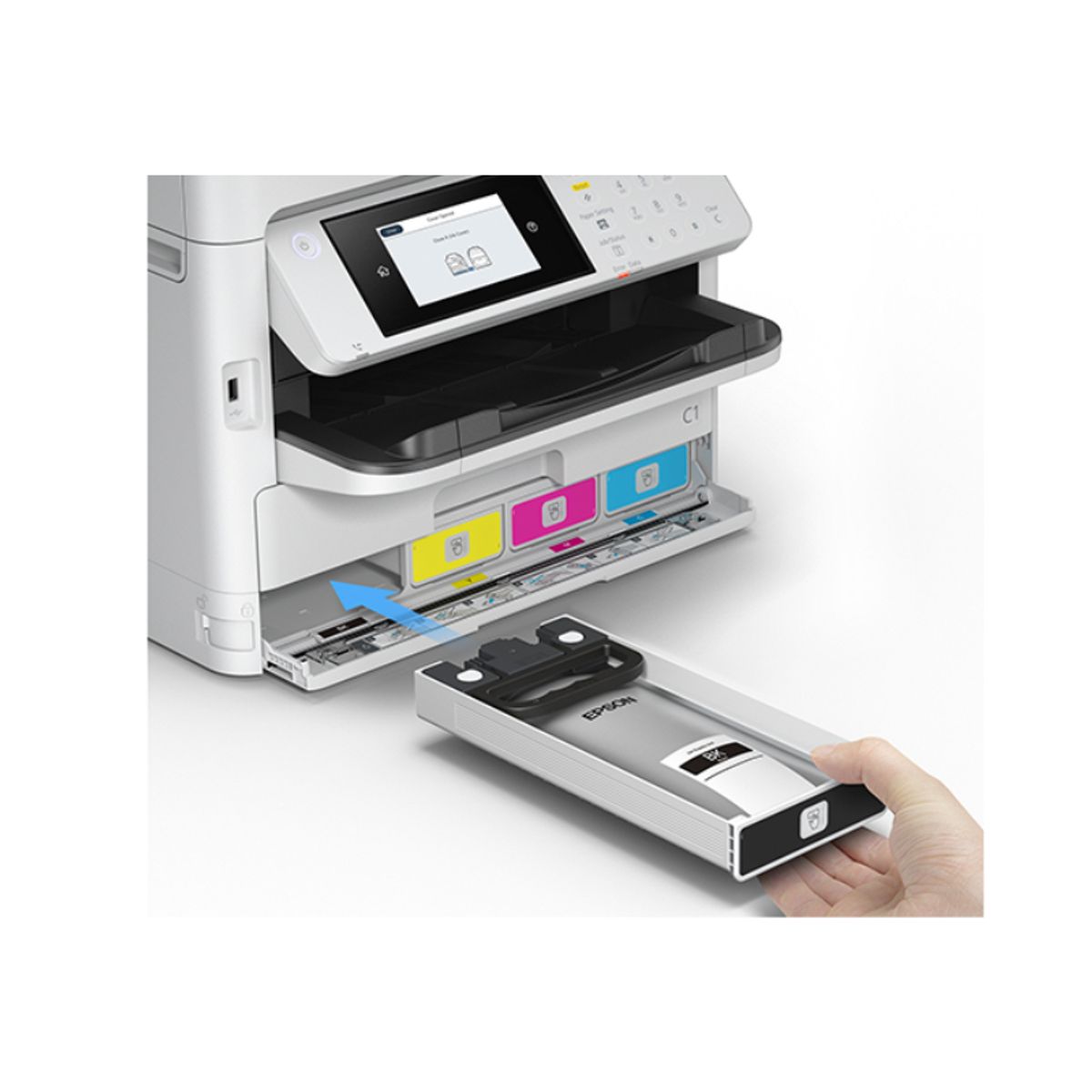 EPSON - Impresora Epson WorkForce Pro WF-C5810 Imprime Escanea Copia Fax LAN WiFi