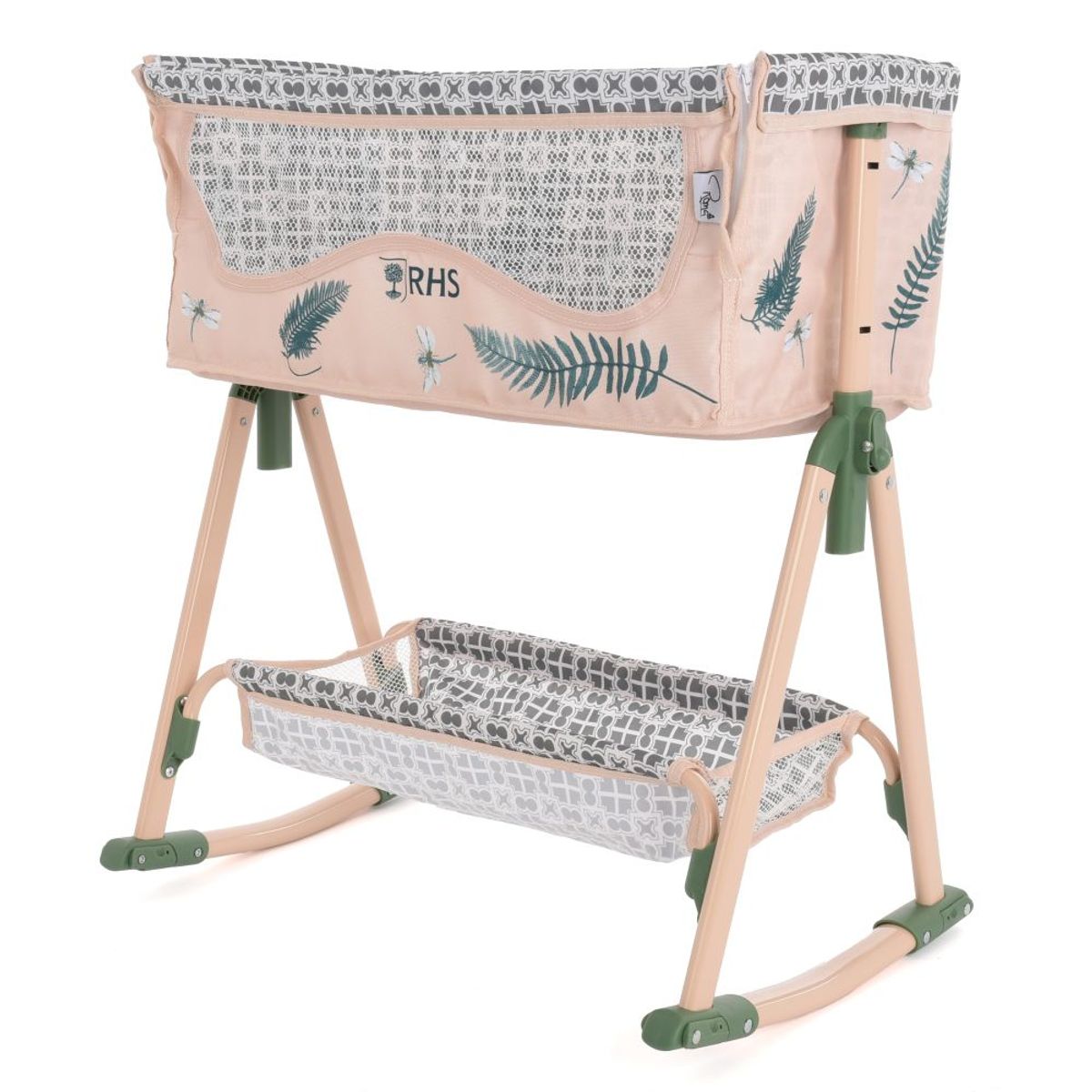 ROMA PRAMS - Cuna para Muñecas Reborn Roma Prams RHS Fern Bedside Cribe