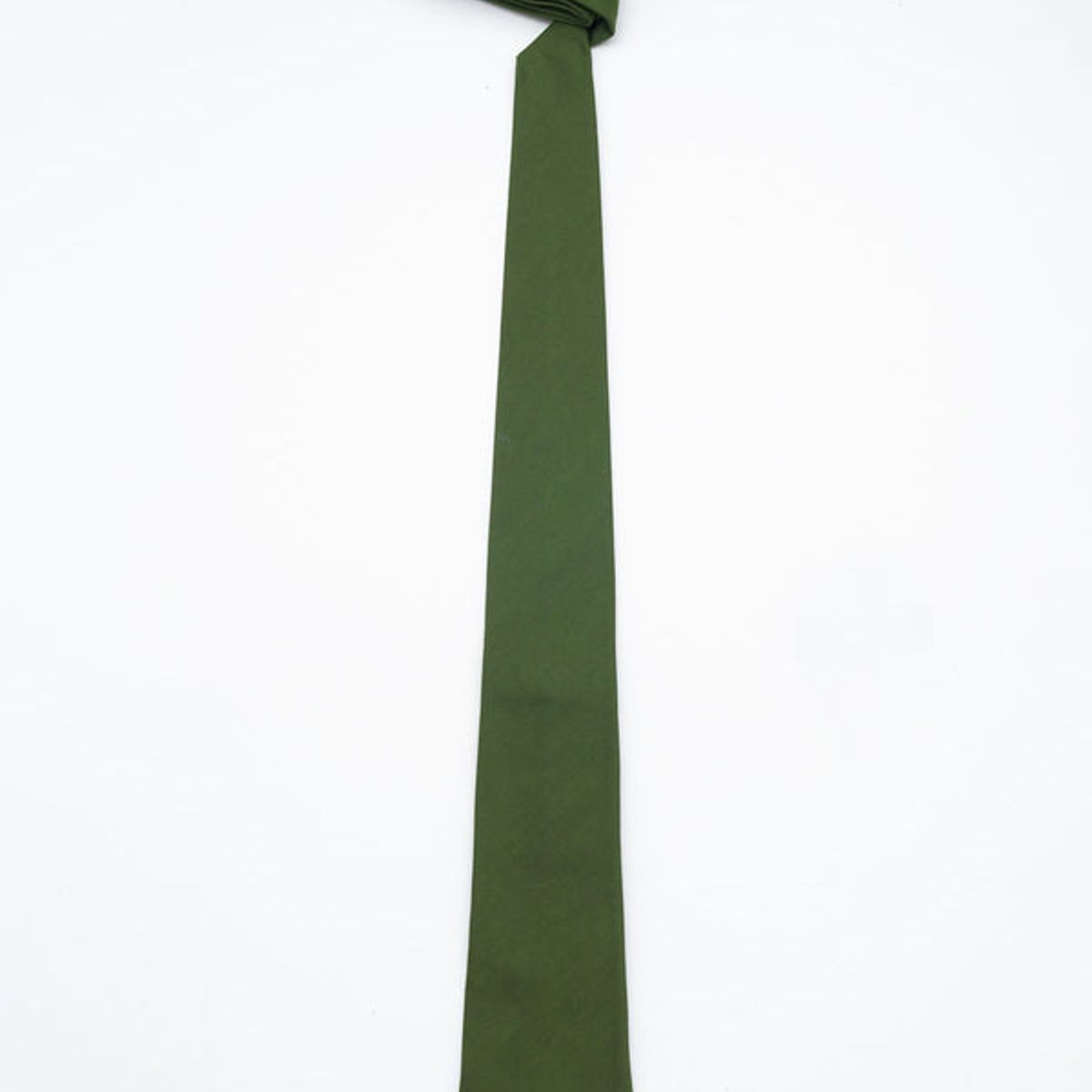 ANDREW'S TIES - CORBATA VERDE PETROLEO SOLIDO LABRADO