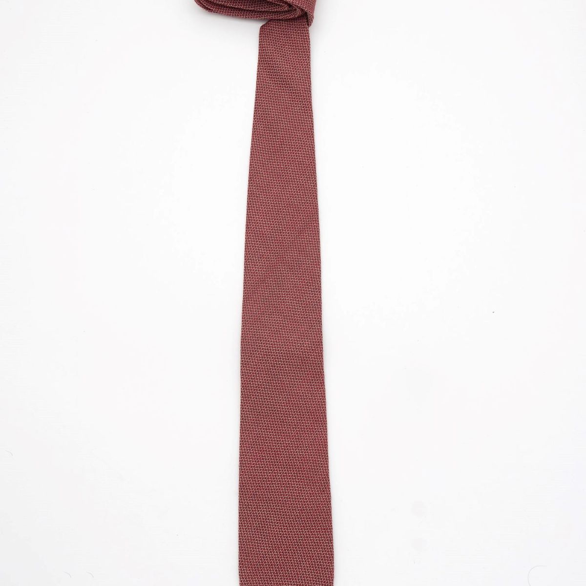 ANDREW'S TIES - CORBATA GUINDA CON BASTONES DORADOS