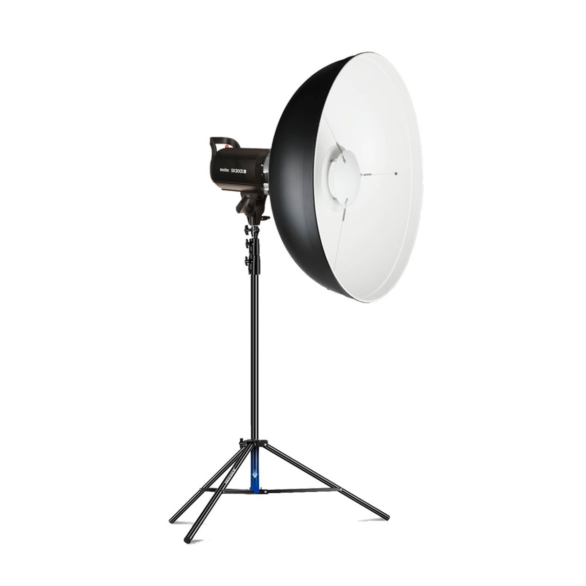 GODOX - Combo Flash Godox SK300II-V + Parante + BeautiDish BDR-W55 White