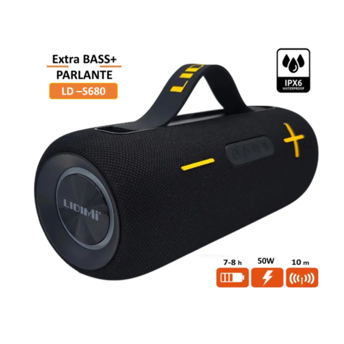 LIDIMI - PARLANTE LIDIMI S638 50 WATTS EXTRA BASS