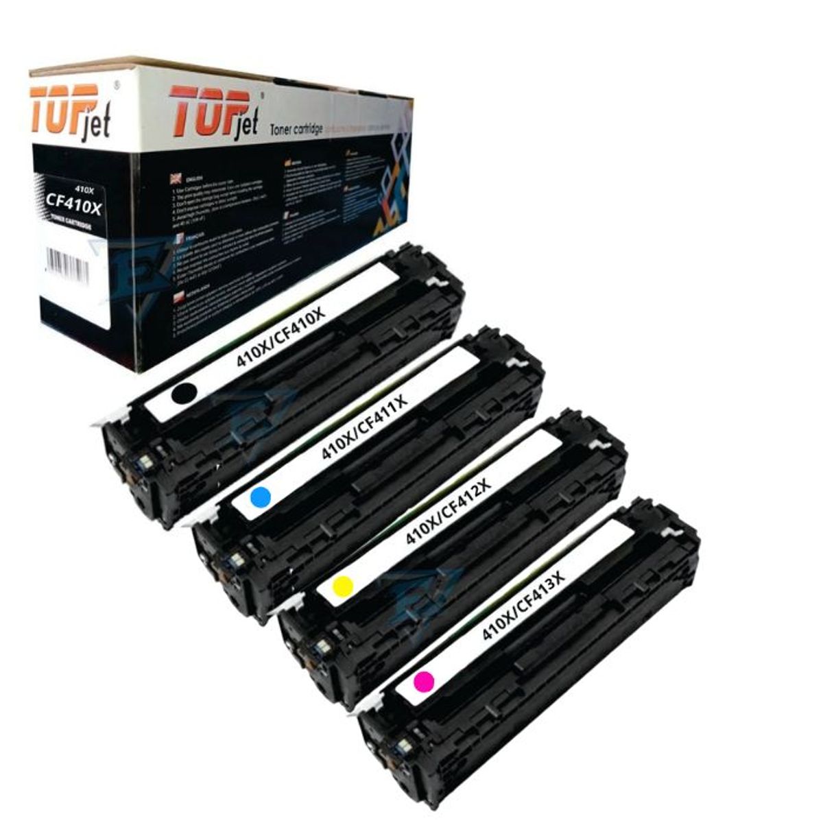 GENERICO - KIT DE TONER COMPATIBLE HP 410X NEGRO Y COLORES