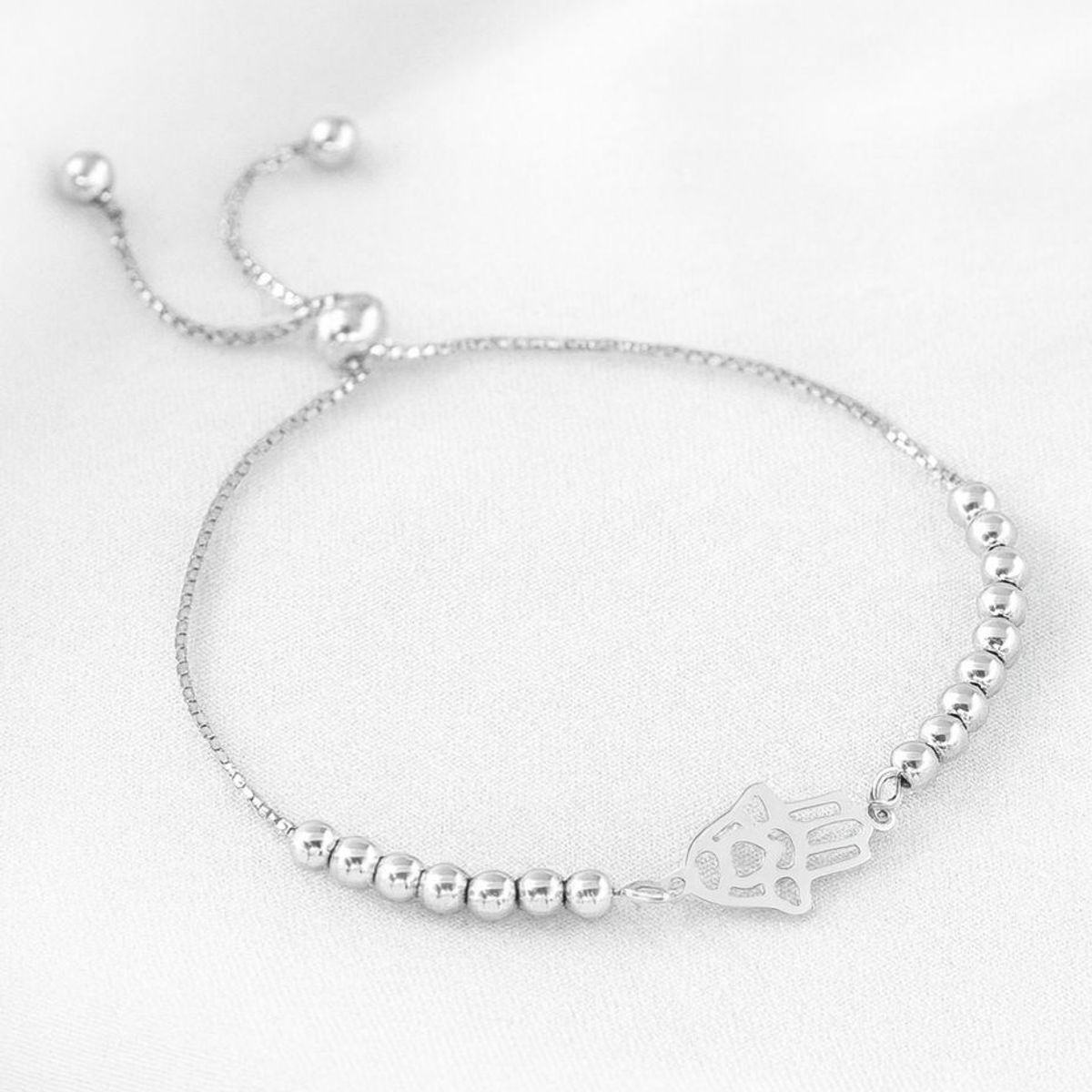 JOYERIA D'PILMER - PULSERA DE PLATA MANO DE FATIMA