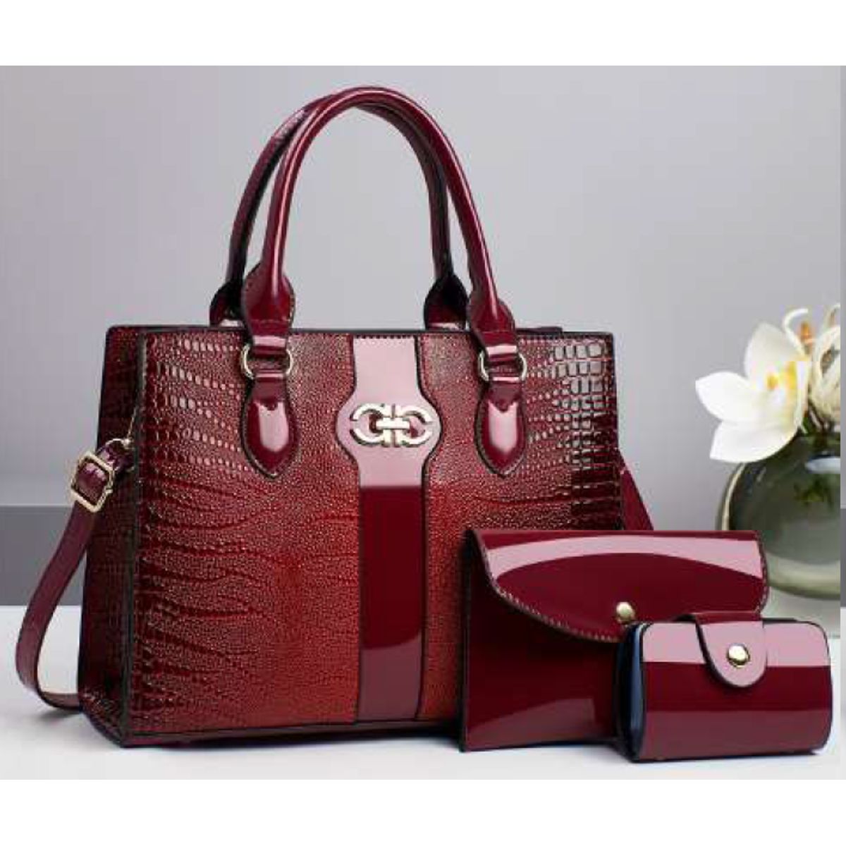 GENERICO - CARTERA LOLITAS CHAROL ROJO