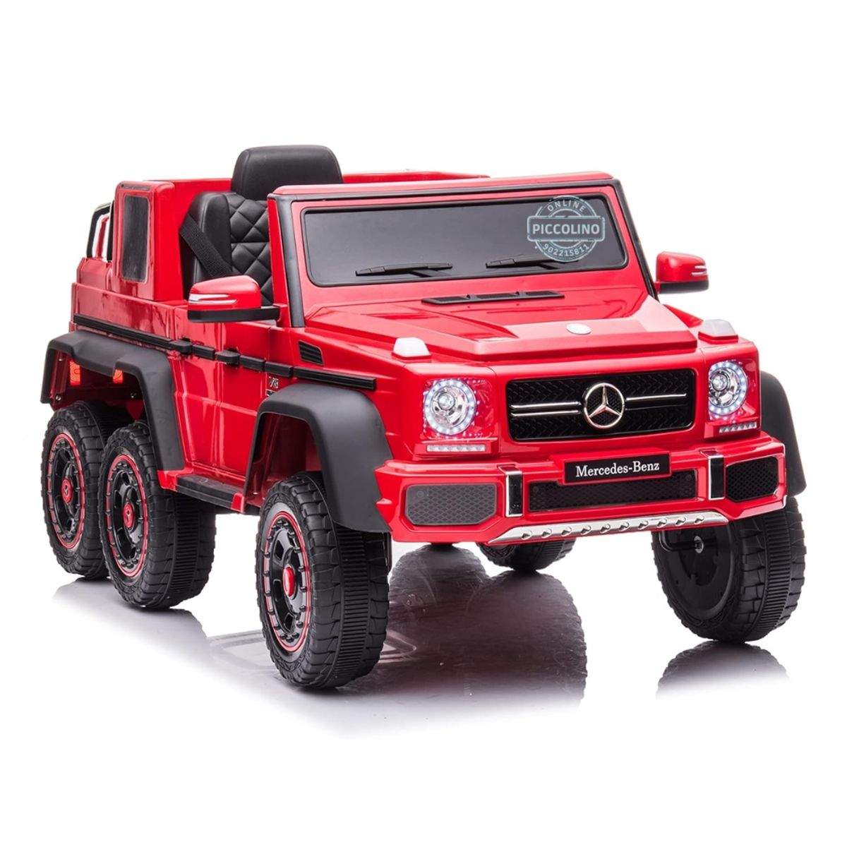 GENERICO - CAMIONETA CARRO A BATERÍA MERCEDES BENZ 6X6 PARA NIÑOS CON LICENCIA ORIGINAL