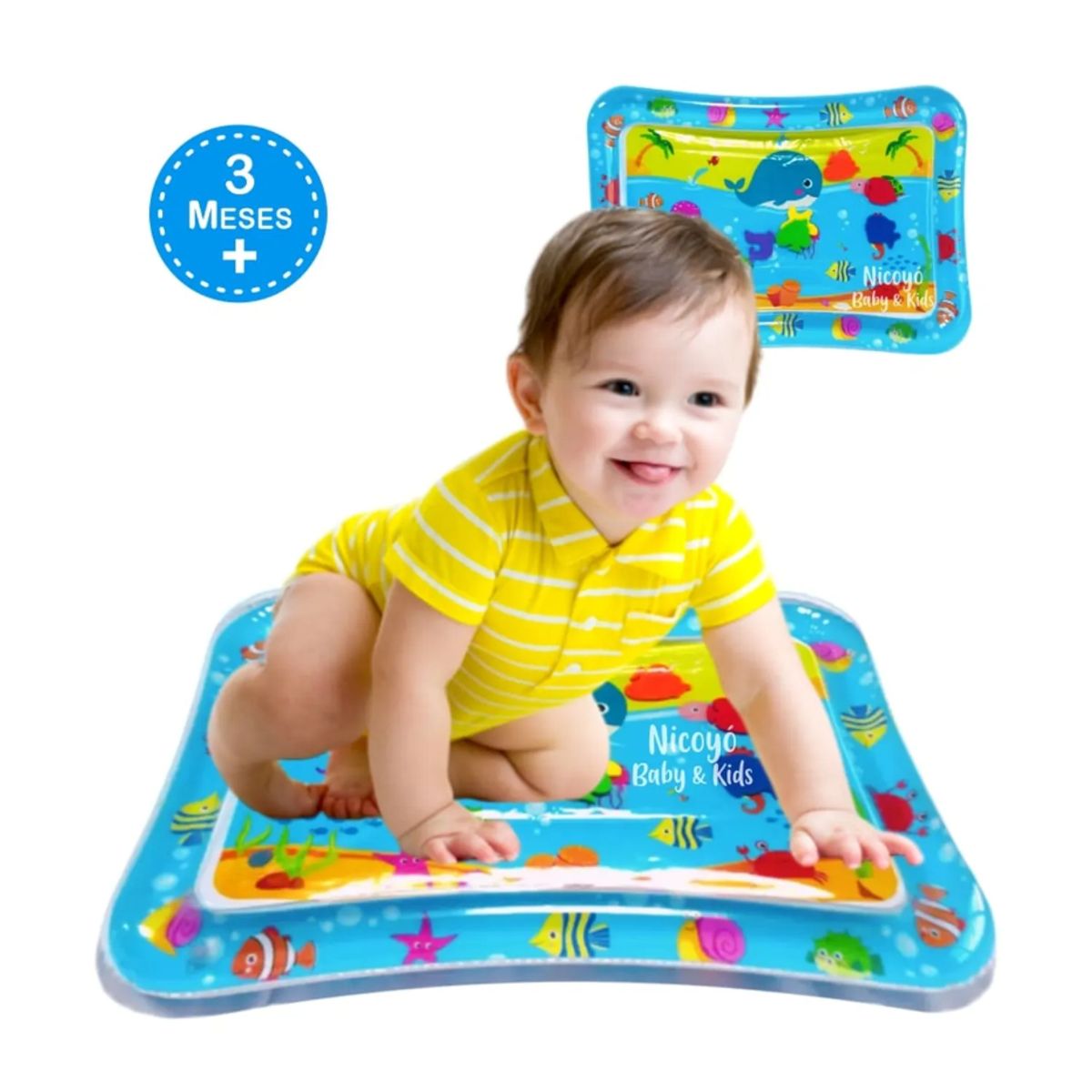 GENERICO - Colchoneta de Agua Sensorial Inflable para Bebés
