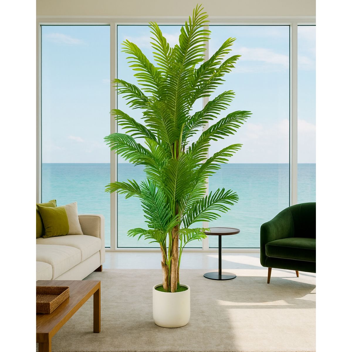 GENERICO - PLANTA TERRAZA OFICINA JARDIN SALA DECORATIVA ARTIFICIAL 200CM