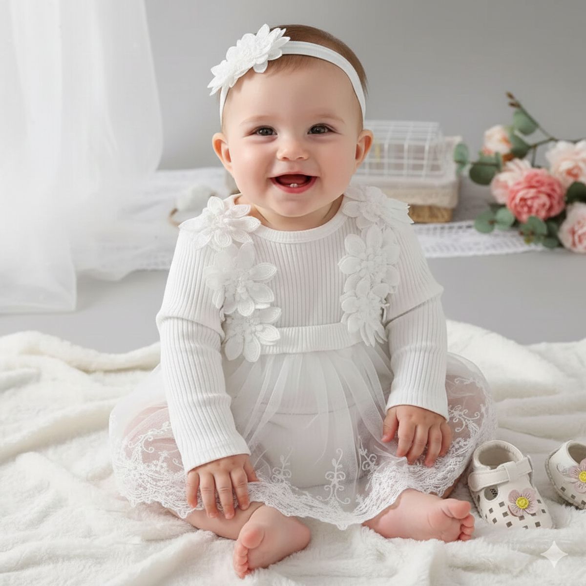 GENERICO - VESTIDO DE BEBE  PARA BAUTIZOS